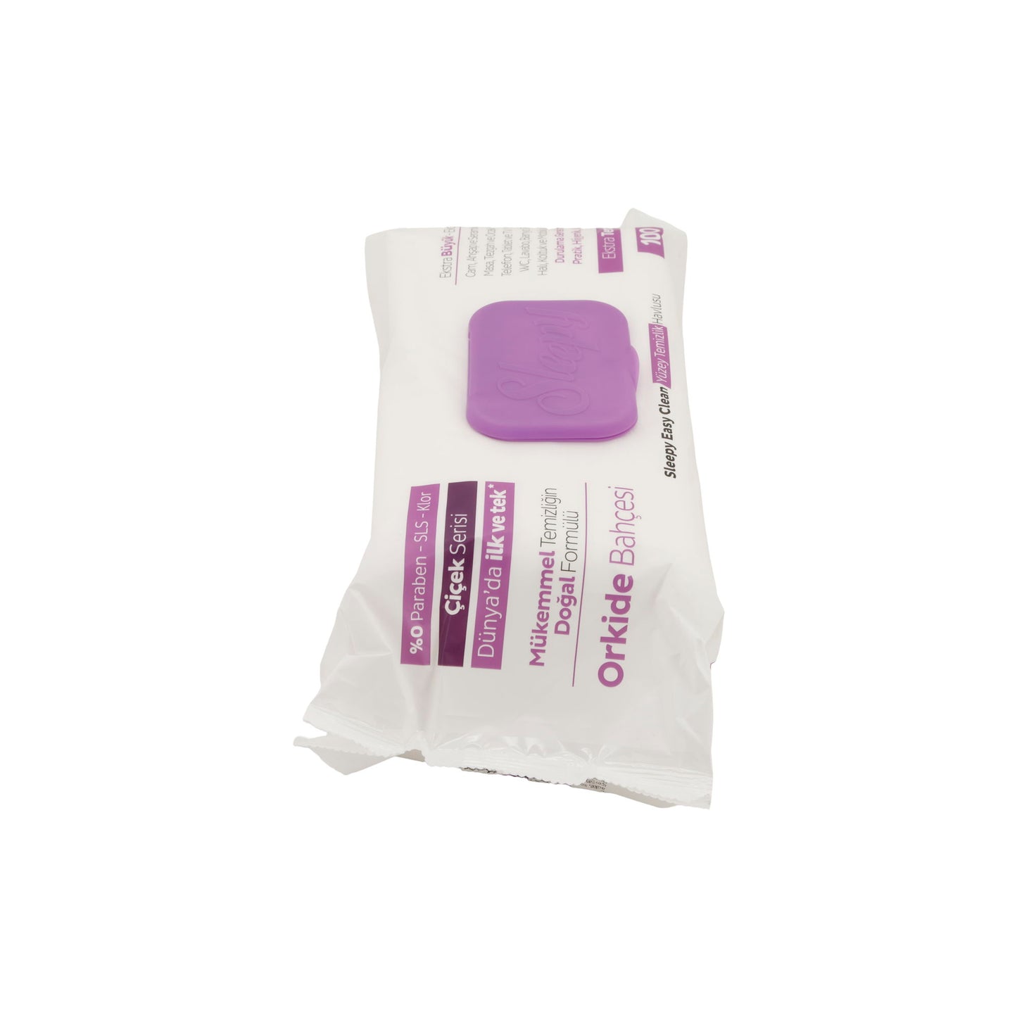 Reinigungstücher Sleepy Easy Clean | Feuchttücher Orchidee für Oberflächen | 100 Stück