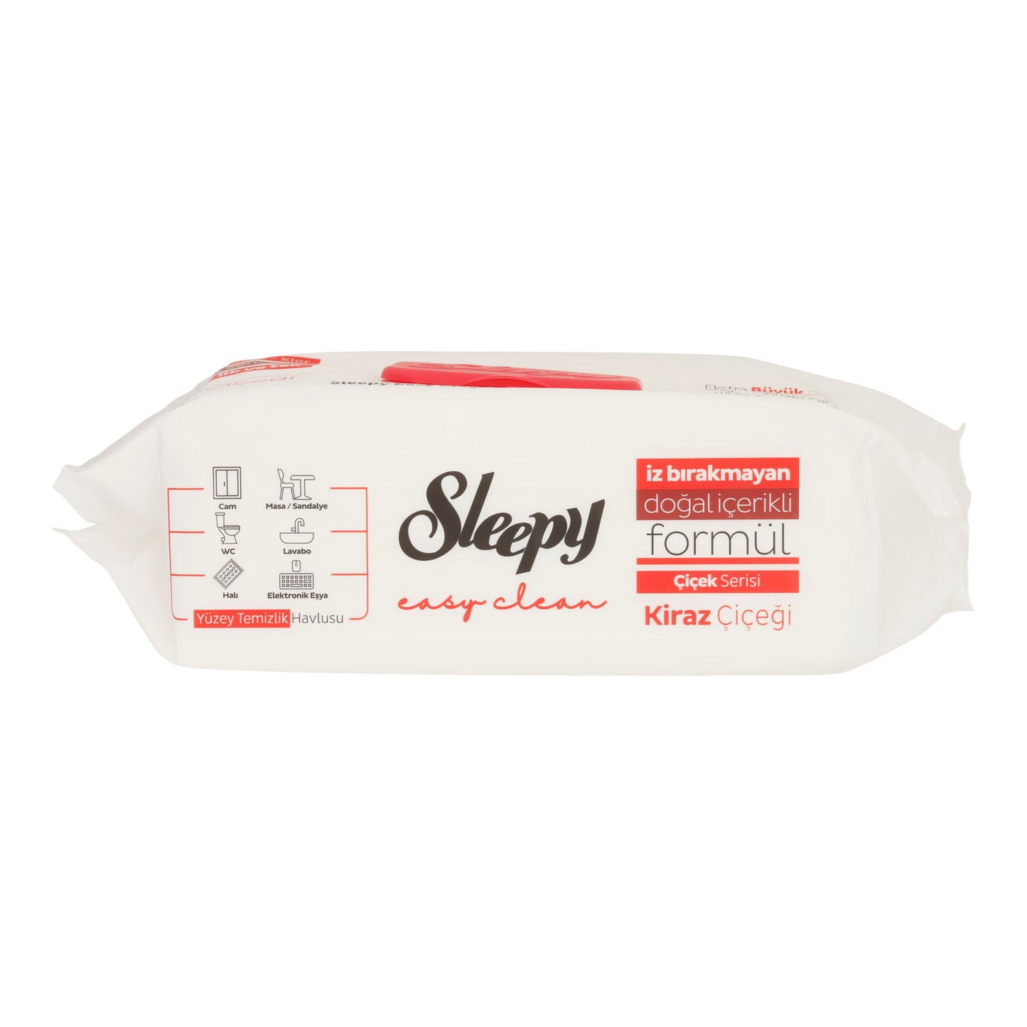 Reinigungstücher Sleepy Easy Clean | Feuchttücher Rot für Oberflächen | 100 Stück