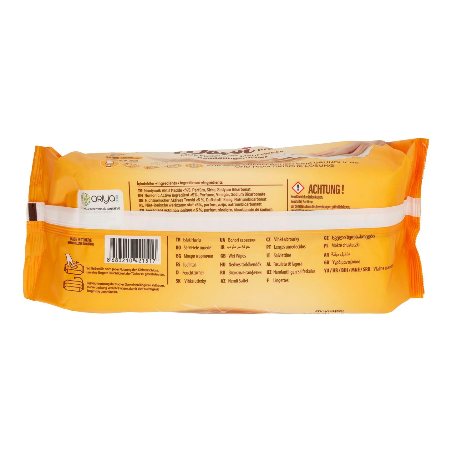 WEWI Allzwecktücher Orange 100er WEWI