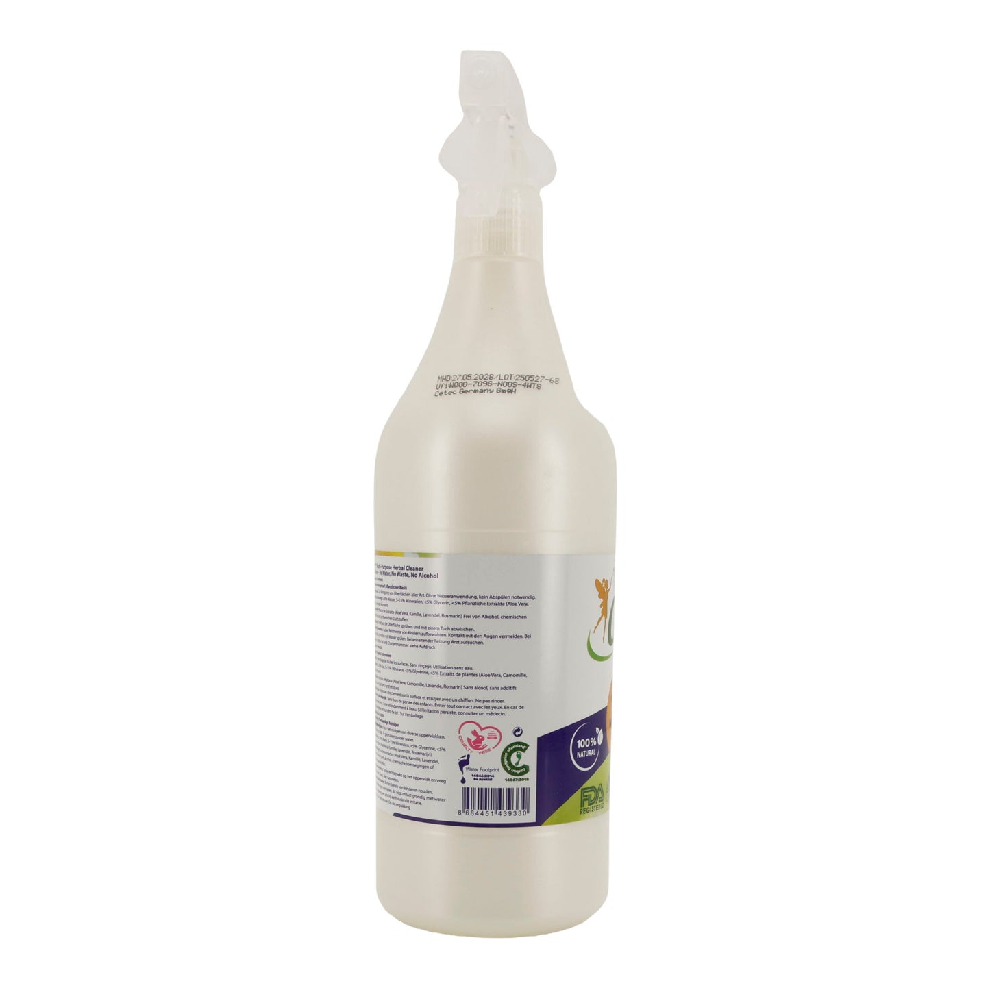 Glint Mehrzweck Pflanzenreiniger 1000ml – 100% natürlich & vegan, für alle Oberflächen