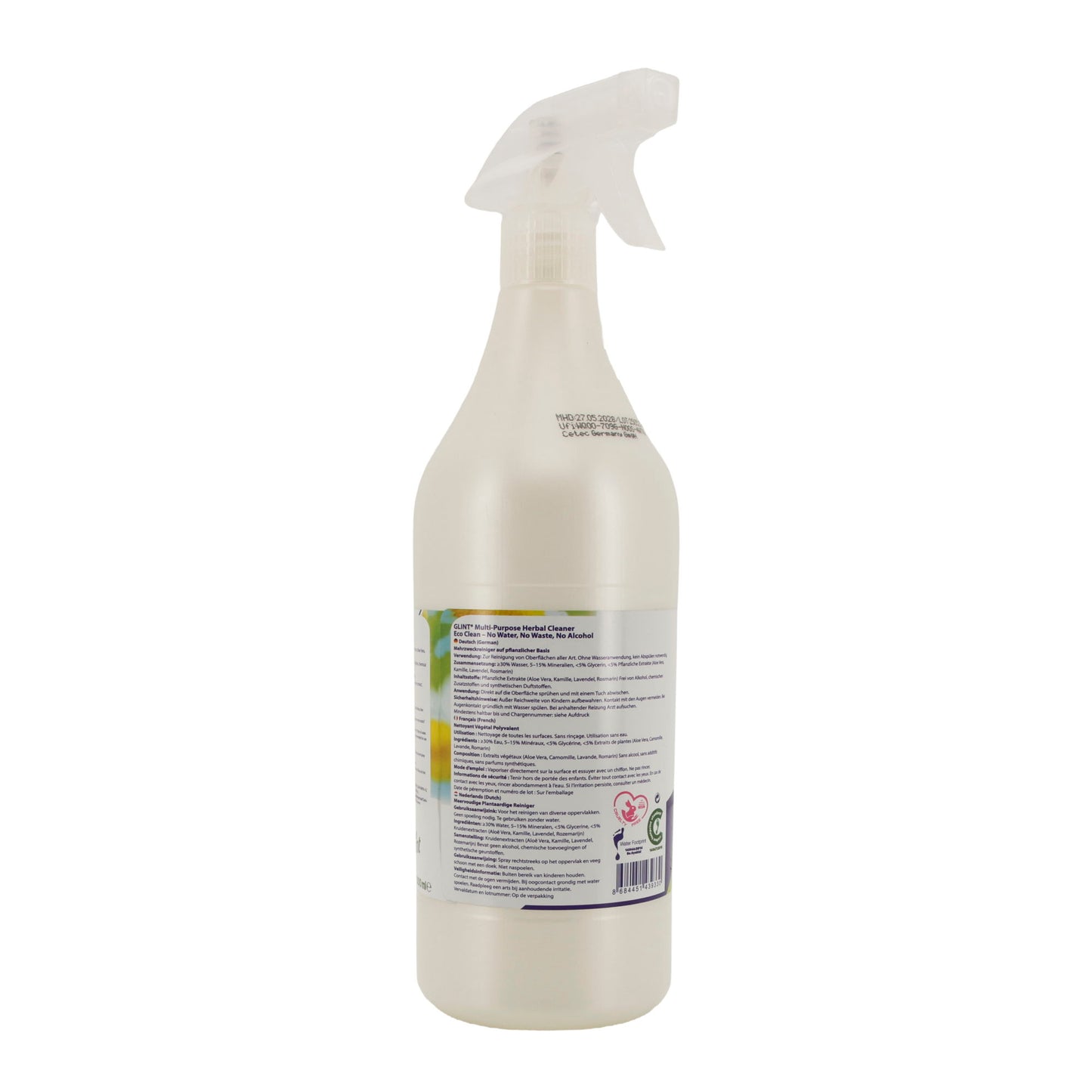 Glint Mehrzweck Pflanzenreiniger 1000ml – 100% natürlich & vegan, für alle Oberflächen