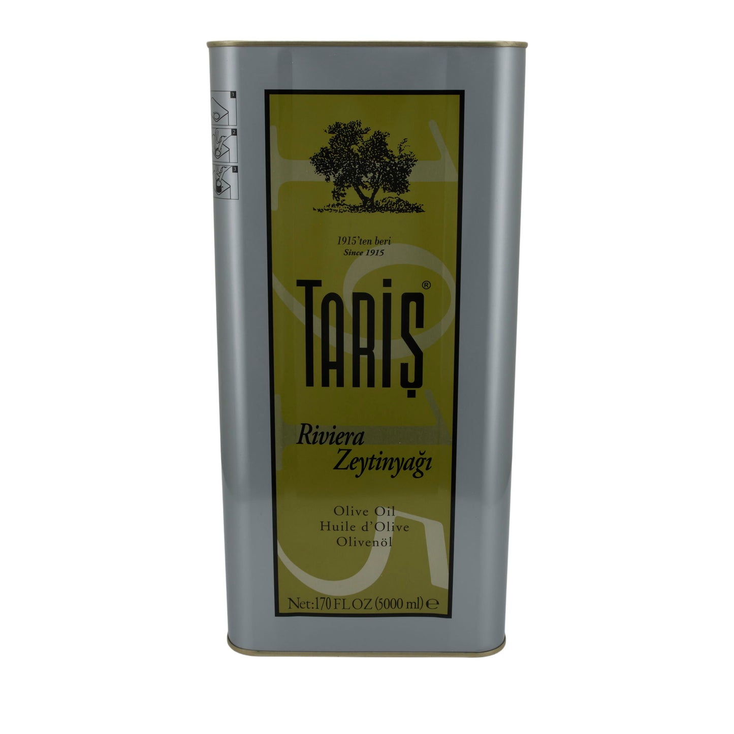 Taris Riviera Zeytinyağı | Natürel Sızma Zeytinyağı | Premium Kalite | 5 L