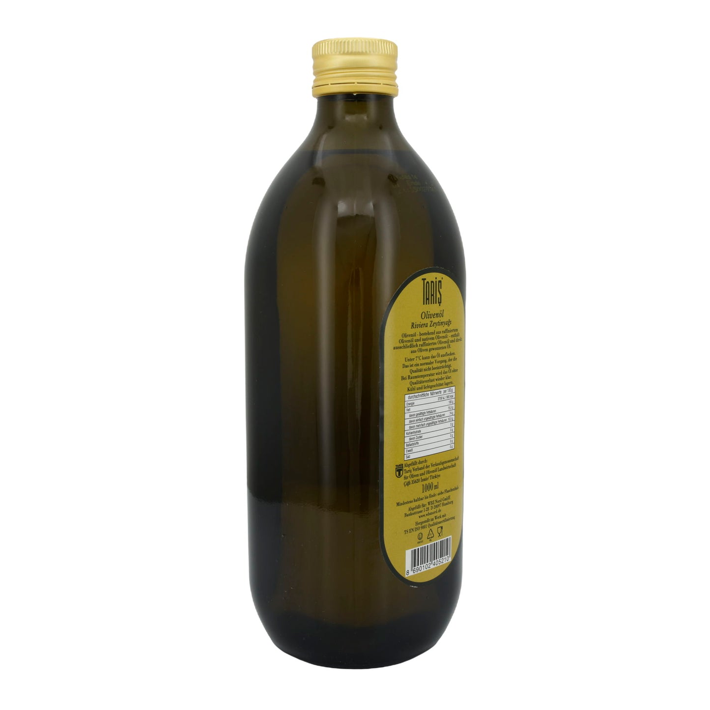 Olijfolie Taris | Riviera Zeytinyağı | Premiumkwaliteit uit Turkije | 1000 ml