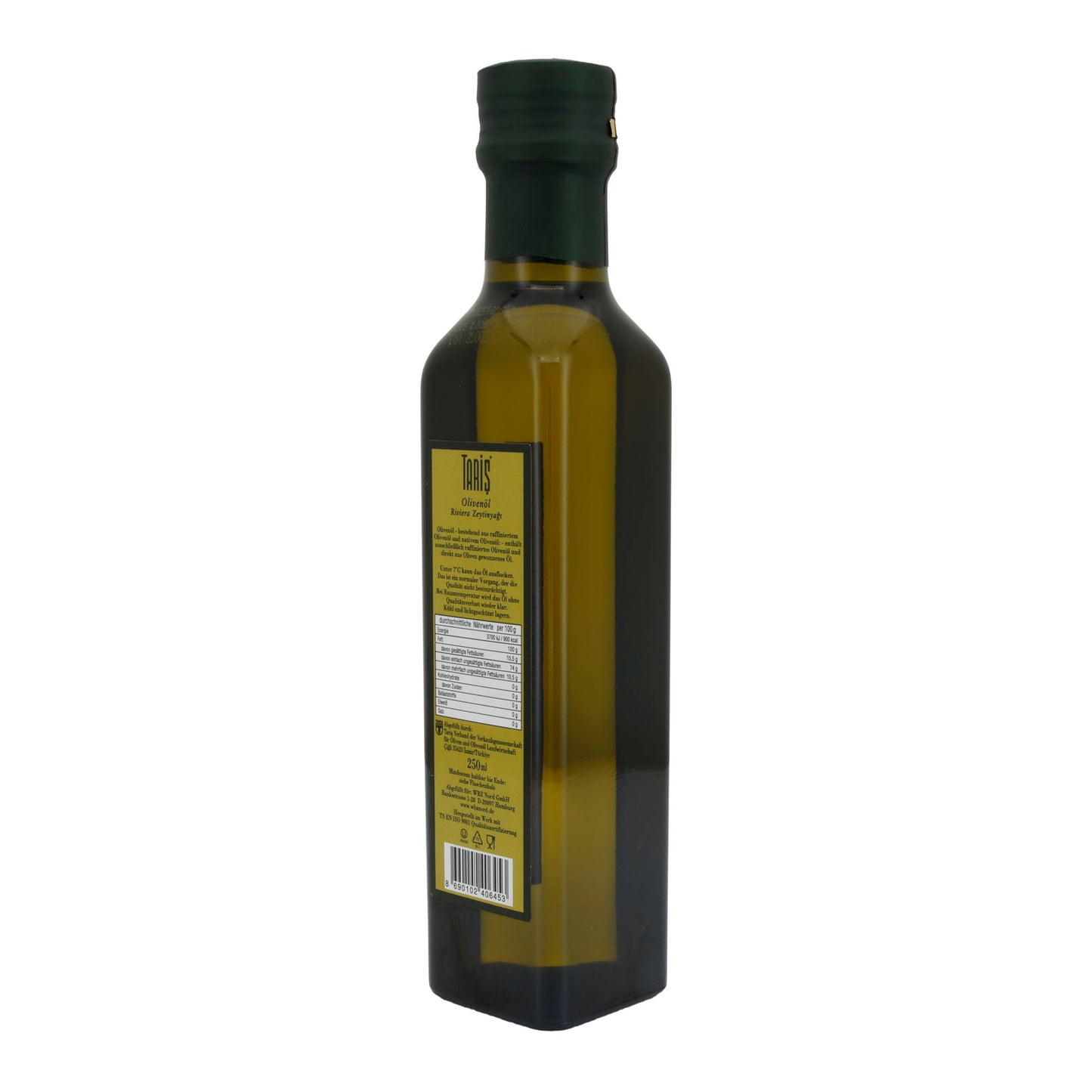Zeytinyağı Taris | Riviera Zeytinyağı | Hafif, çok yönlü kullanıma uygun | 250 ml
