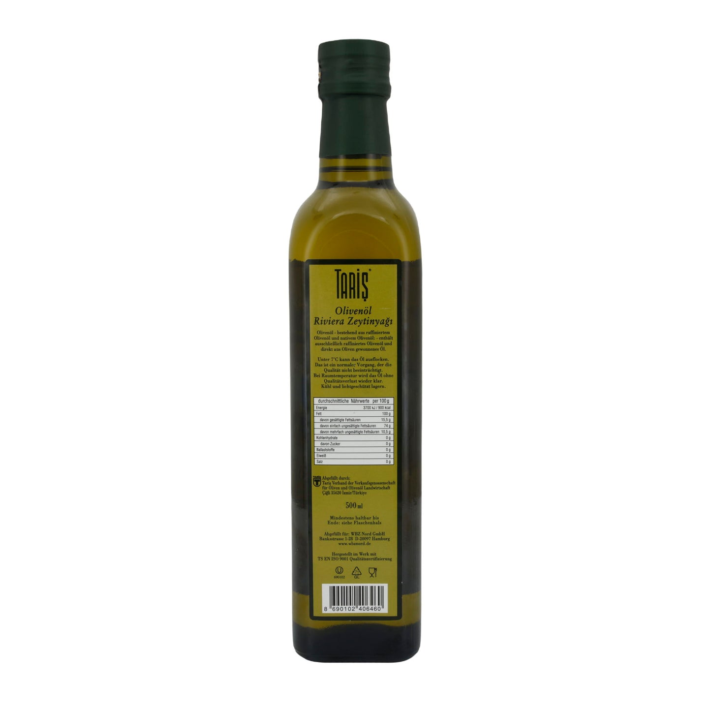 Olivenöl Taris | Riviera Zeytinyağı | Mildes Olivenöl für die vielseitige Küche | 500 ml