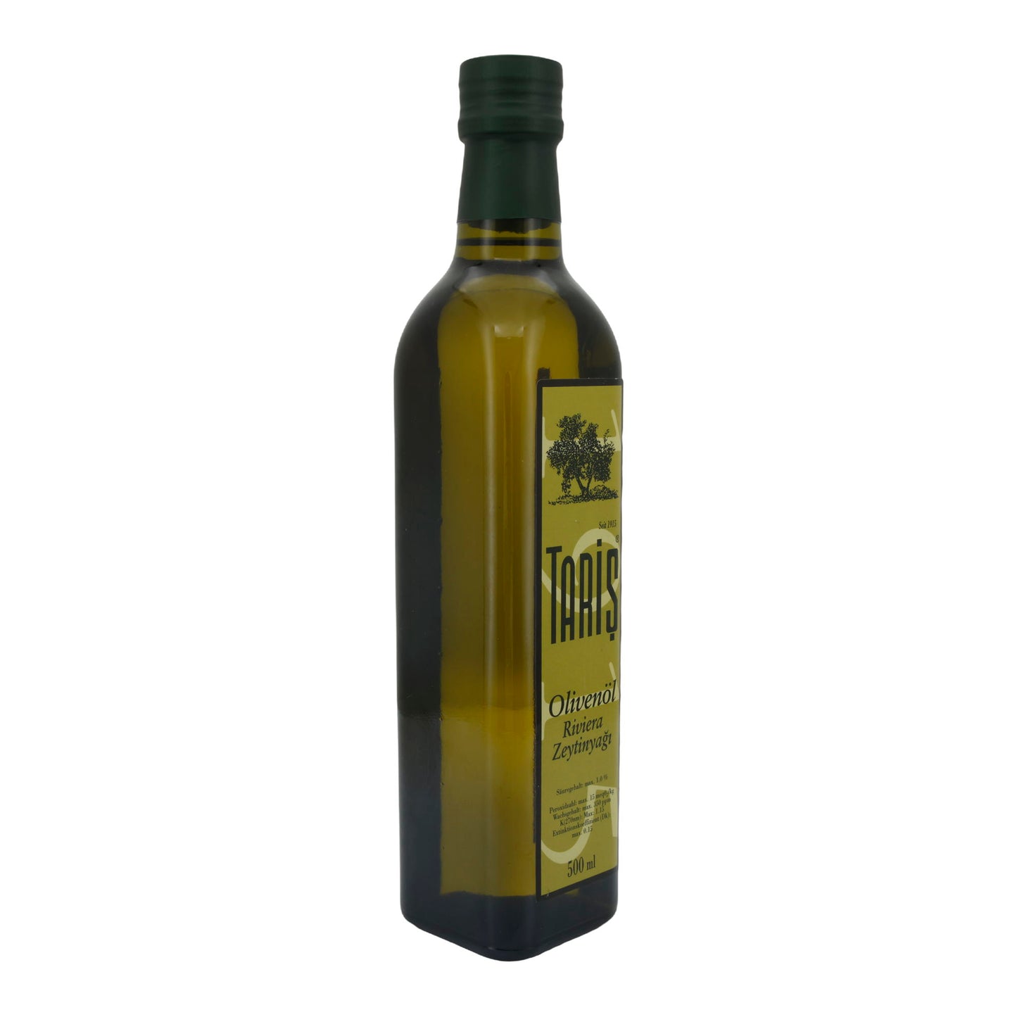 Olivenöl Taris | Riviera Zeytinyağı | Mildes Olivenöl für die vielseitige Küche | 500 ml
