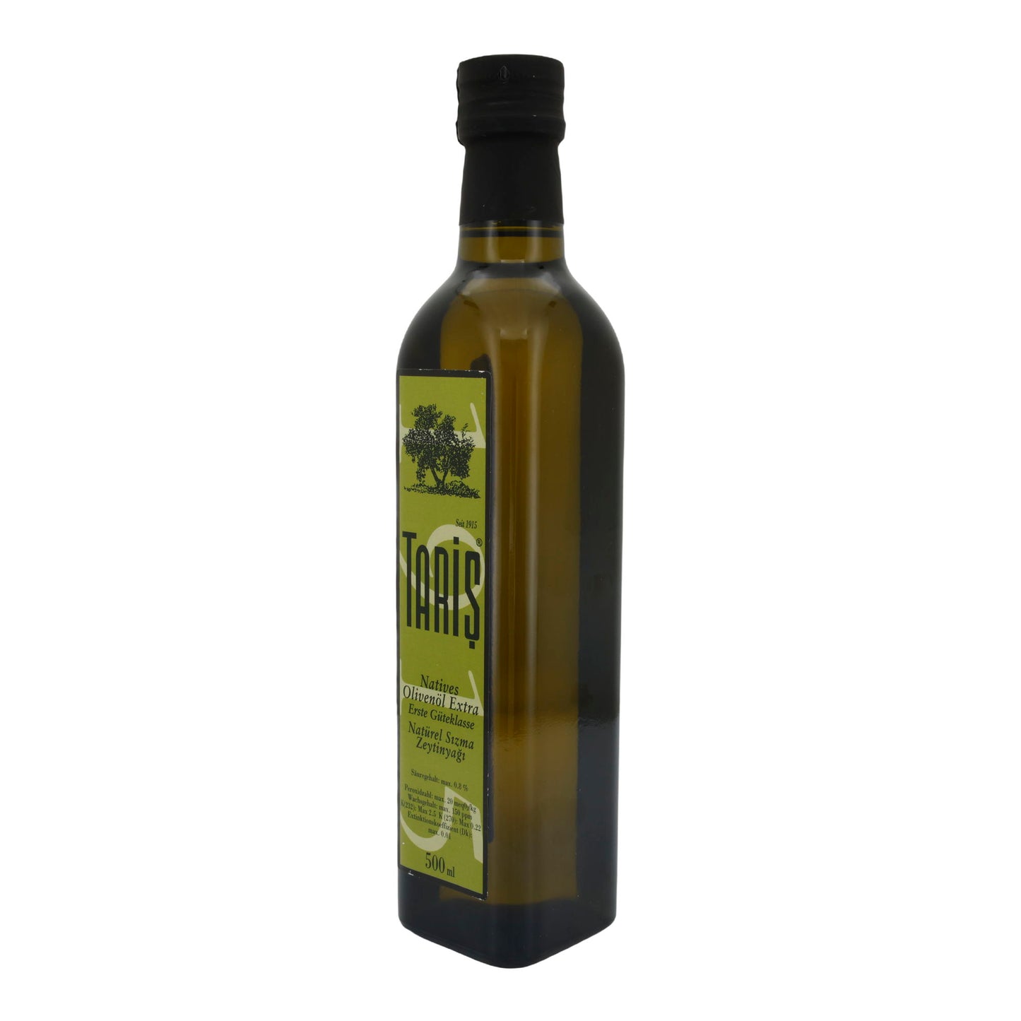 Olijfolie Taris | Extra vierge | Eerste kwaliteit, hoogwaardige kwaliteit uit Turkije | 500 ml