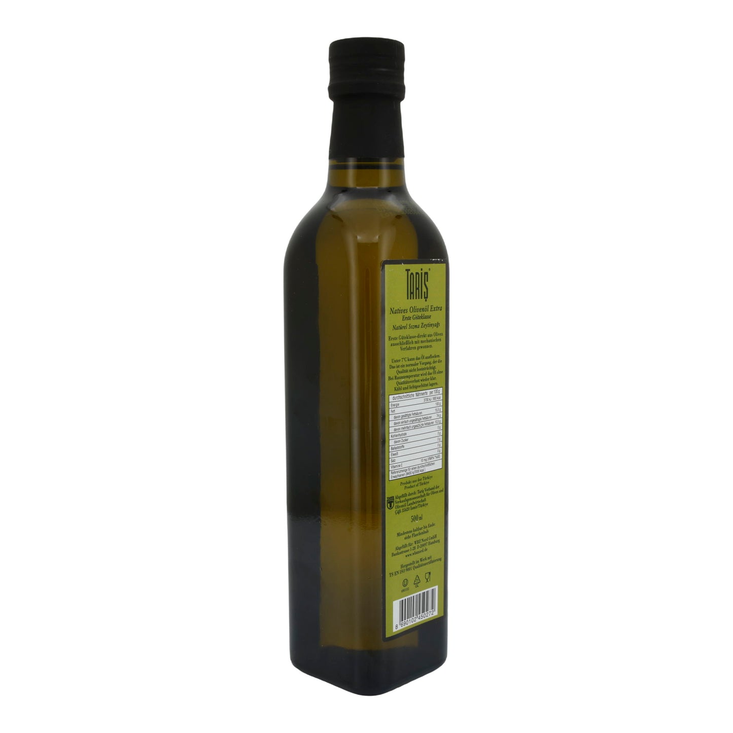 Olijfolie Taris | Extra vierge | Eerste kwaliteit, hoogwaardige kwaliteit uit Turkije | 500 ml