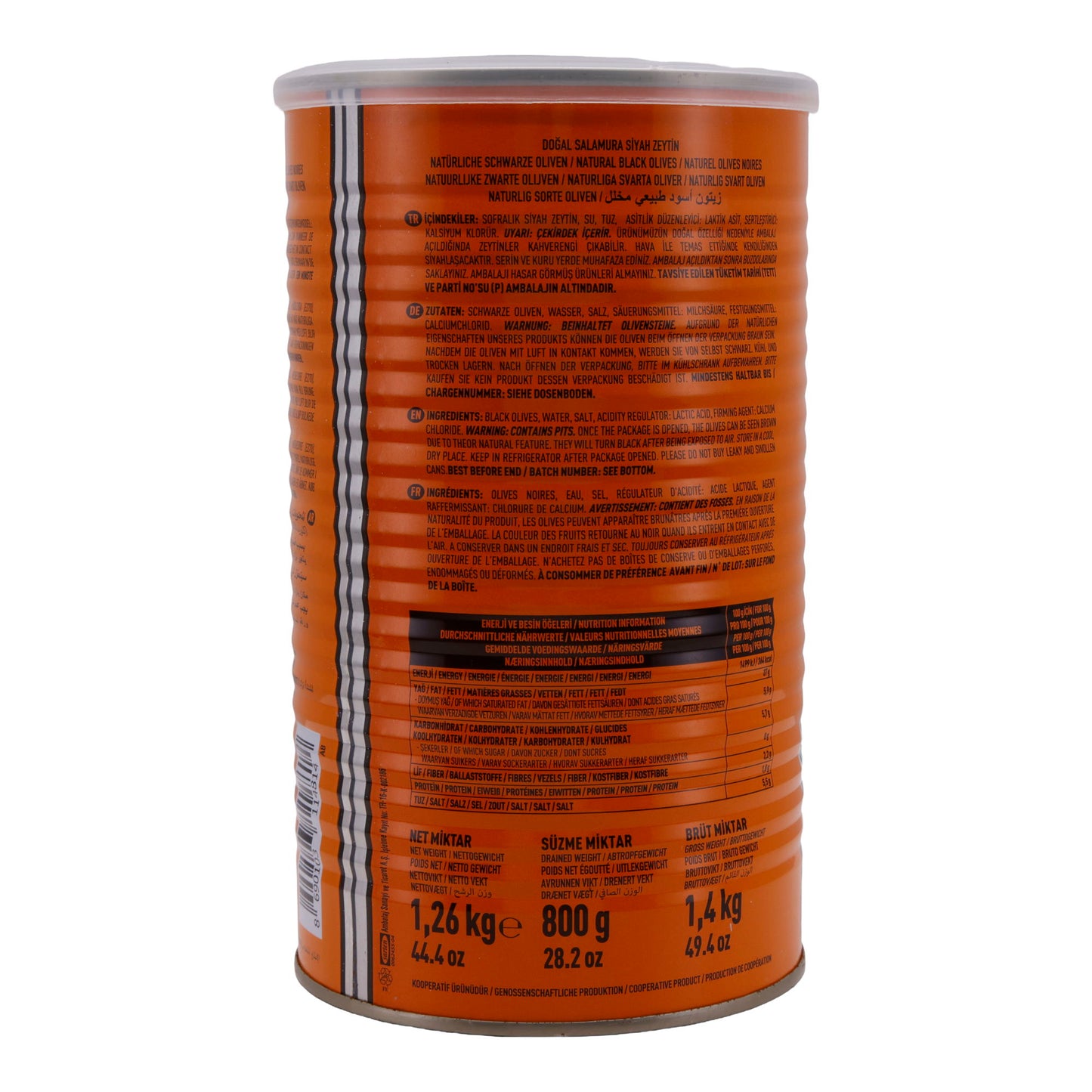 Salamura Siyah Zeytin Marmarabirlik | Olive nere naturali | Qualità di lusso | 800 g