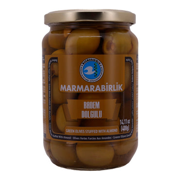 Oliven Marmarabirlik | Mit Mandeln | Badem Dolgulu | 700g MARMARABIRLIK