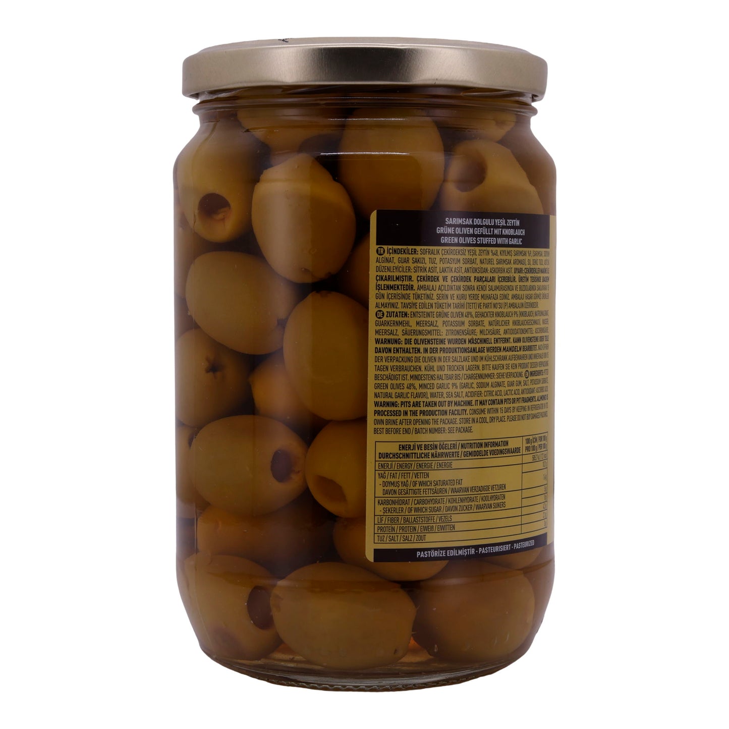 Olive Marmarabirlik | Con Aglio | Ripieno di Aglio | 700g