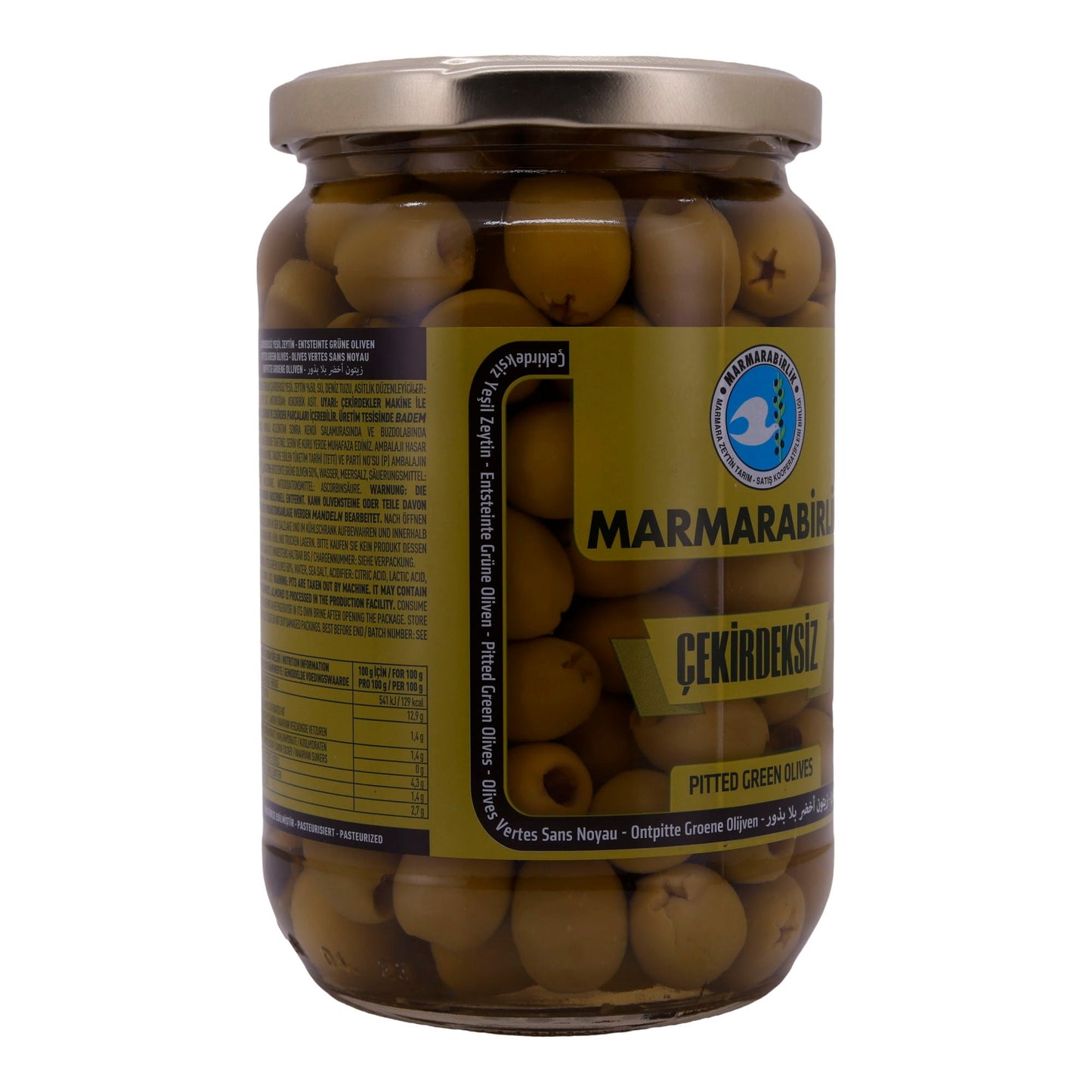 Oliven Marmarabirlik | Entsteinte Grüne | Pitted Green Olives | 700g MARMARABIRLIK