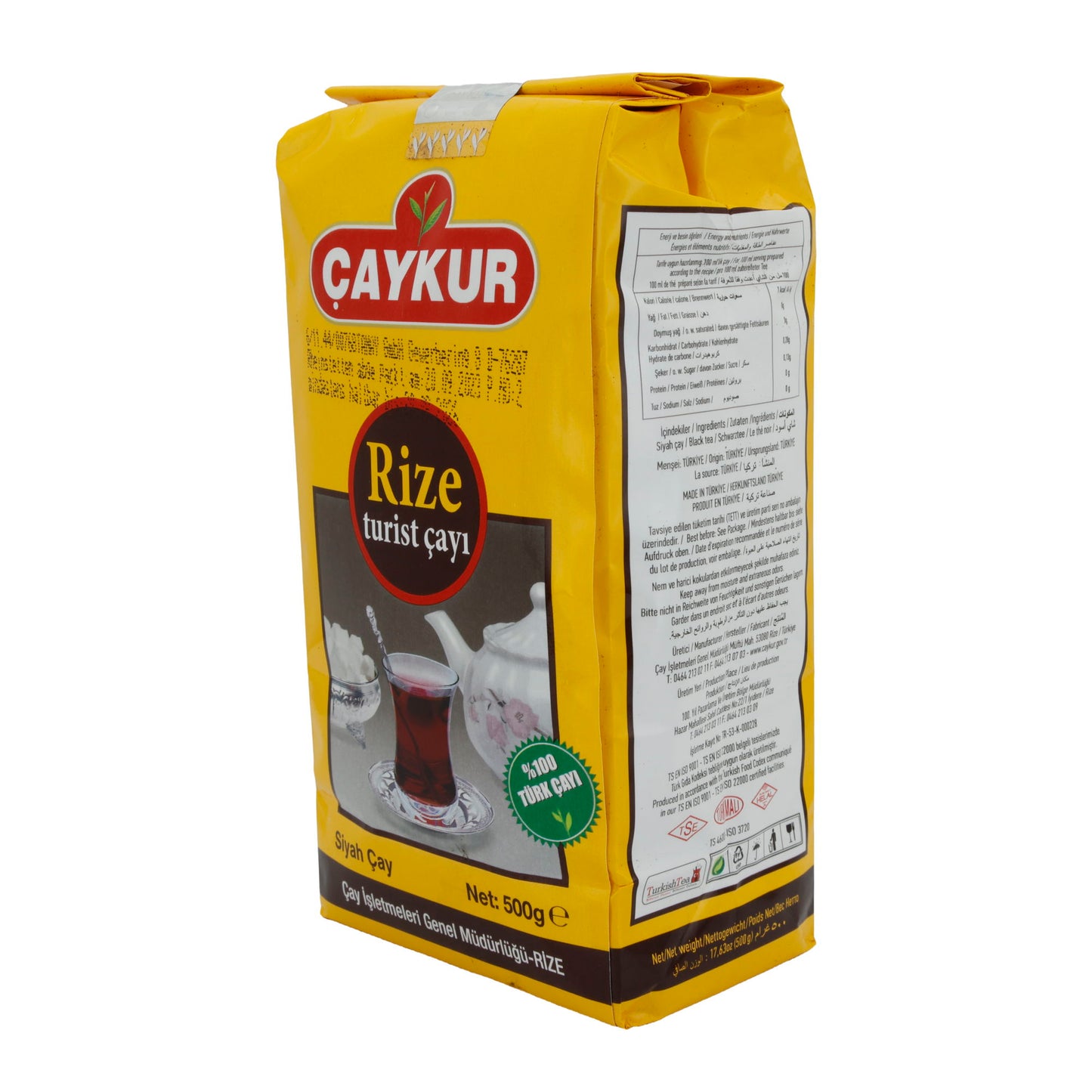 Schwarzer Tee Çaykur | Rize Turist Çayı | Traditionell, türkisch | 500 g