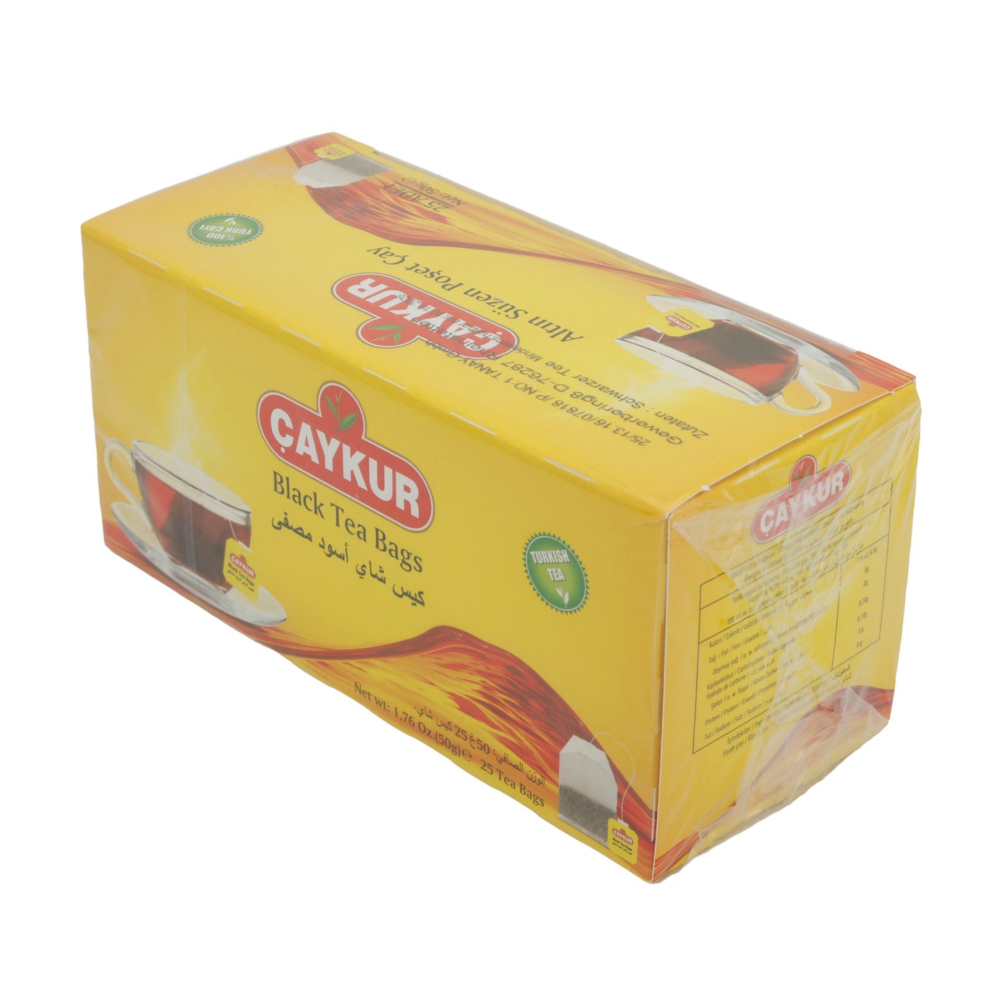 Thé noir Çaykur | Sachets de thé | Thé turc traditionnel | 25 sachets, 50 g