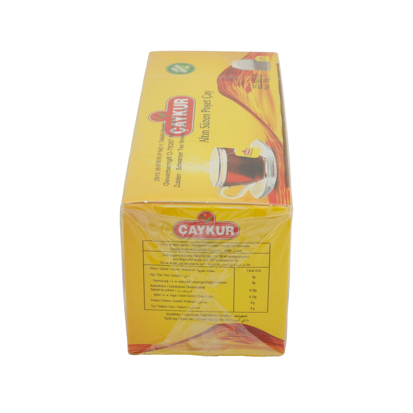 Çaykur Black Tea – 25 Tea Bags – Traditional Turkish Tea – 50g