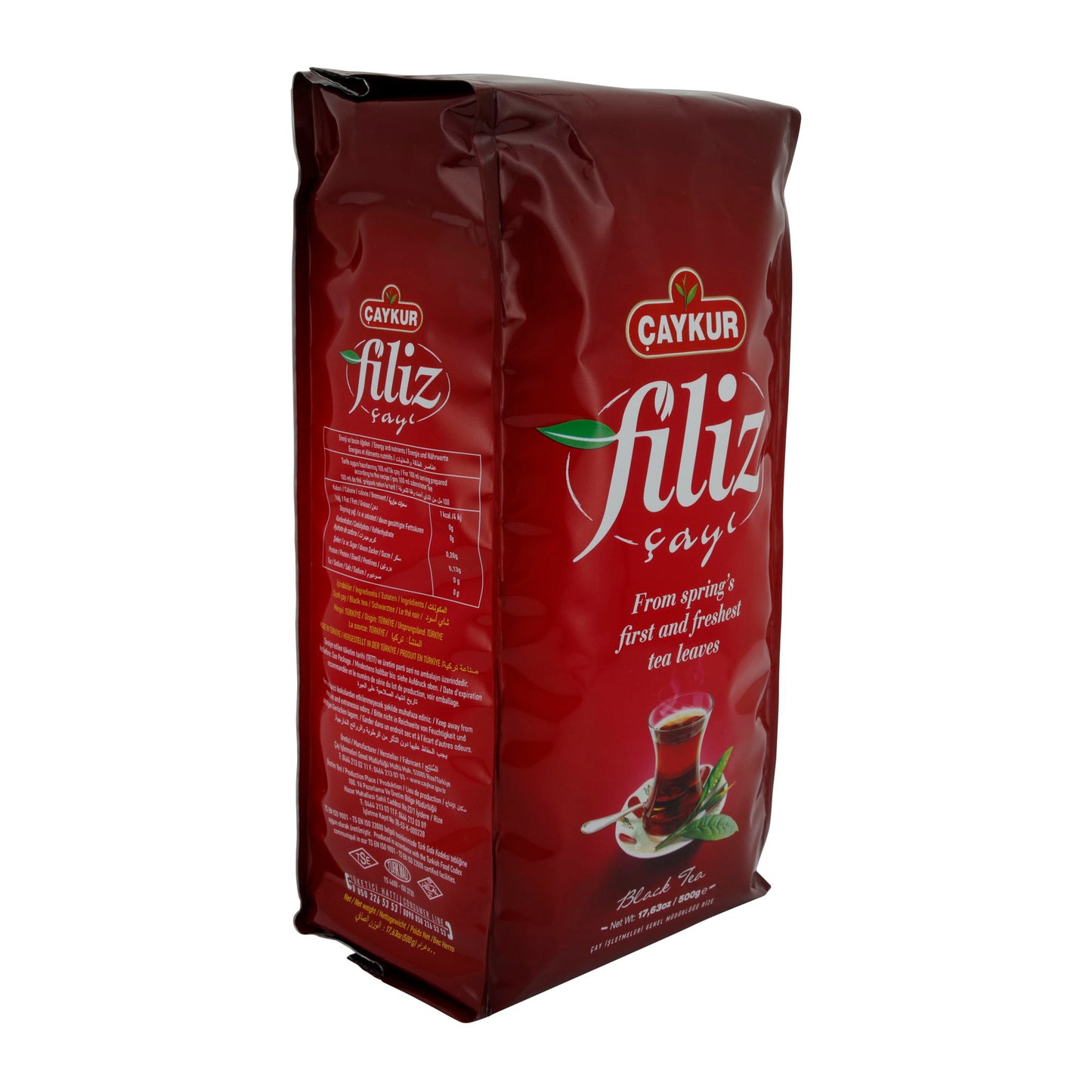 Schwarzer Tee Çaykur | Filiz | Feinste Teetriebe, frischer Geschmack | 500g