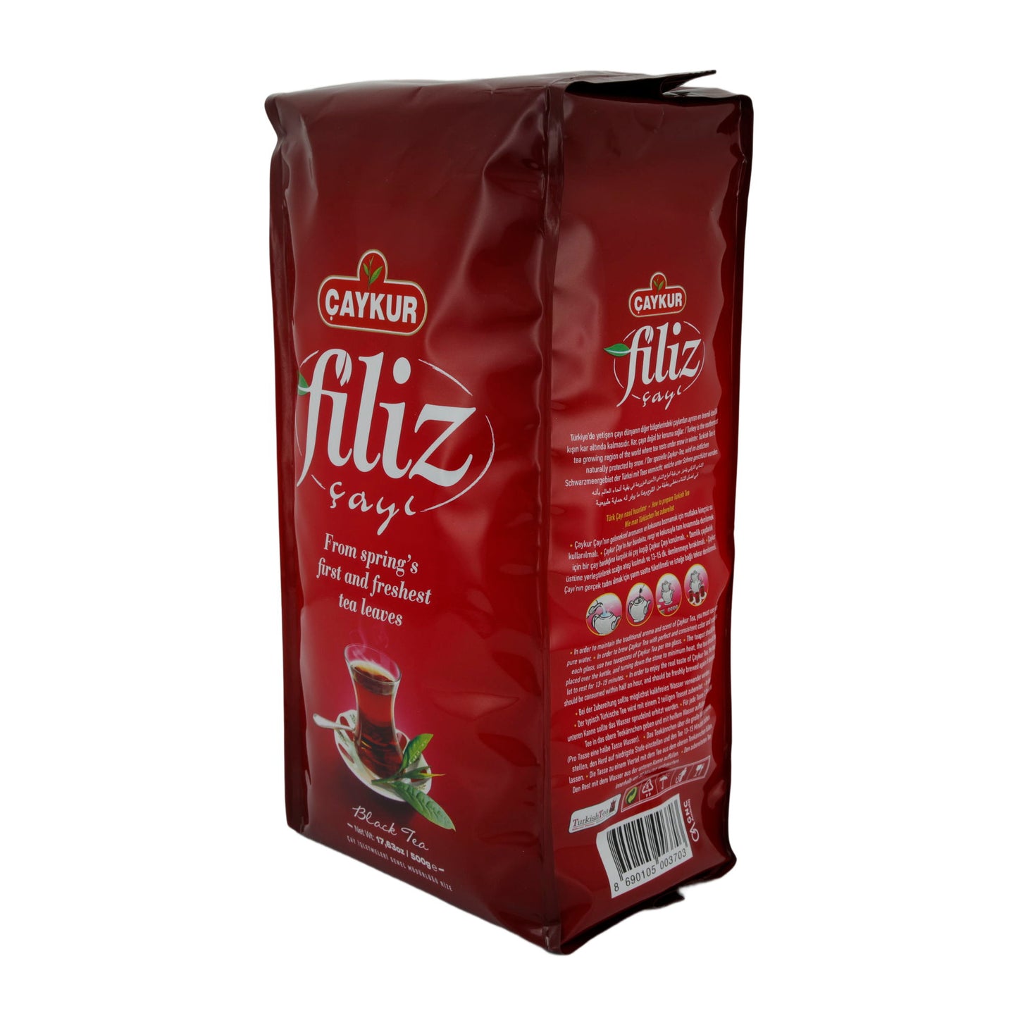 Schwarzer Tee Çaykur | Filiz | Feinste Teetriebe, frischer Geschmack | 500g