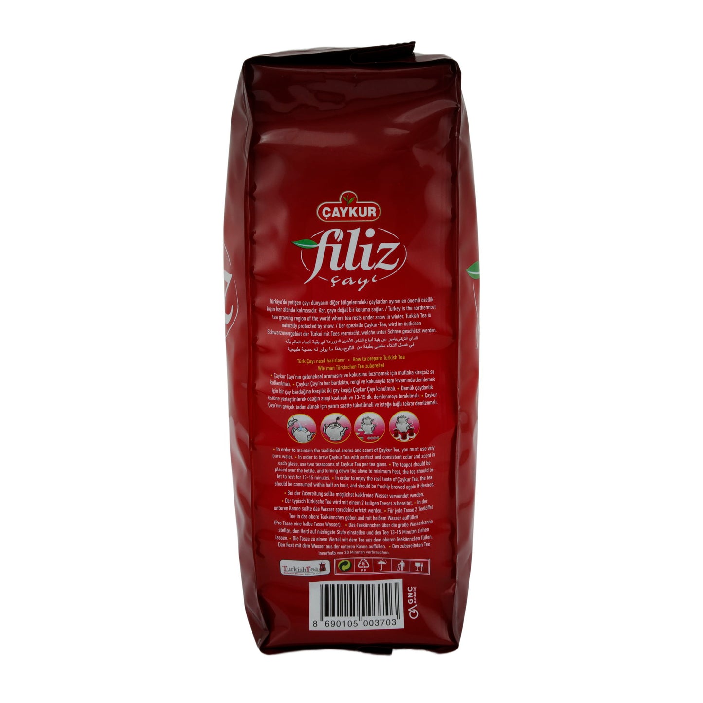 Schwarzer Tee Çaykur | Filiz | Feinste Teetriebe, frischer Geschmack | 500g
