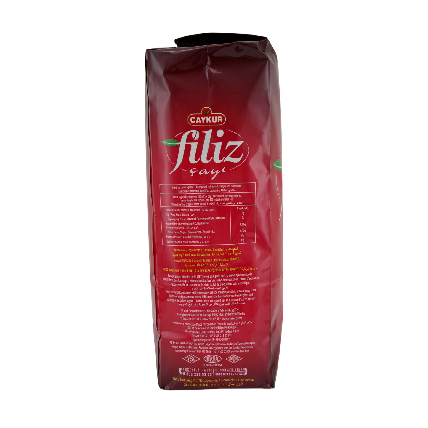 Tee Çaykur | Filiz Schwarztee | Aromatischer türkischer Schwarztee | 1000 g