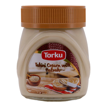 Creme Torku | Tahini-Creme mit Halvah | Einzigartiger Genuss mit traditionellem Geschmack | 370 g TORKU