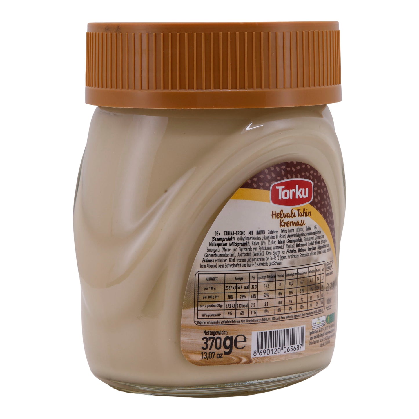Creme Torku | Crema di Tahini con Halva | Gusto unico con sapore tradizionale | 370 g