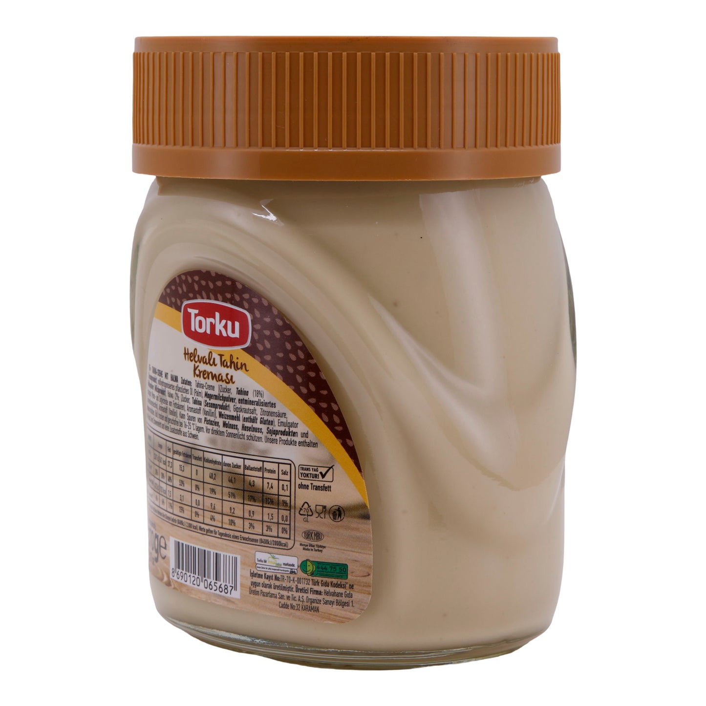 Creme Torku | Crema di Tahini con Halva | Gusto unico con sapore tradizionale | 370 g