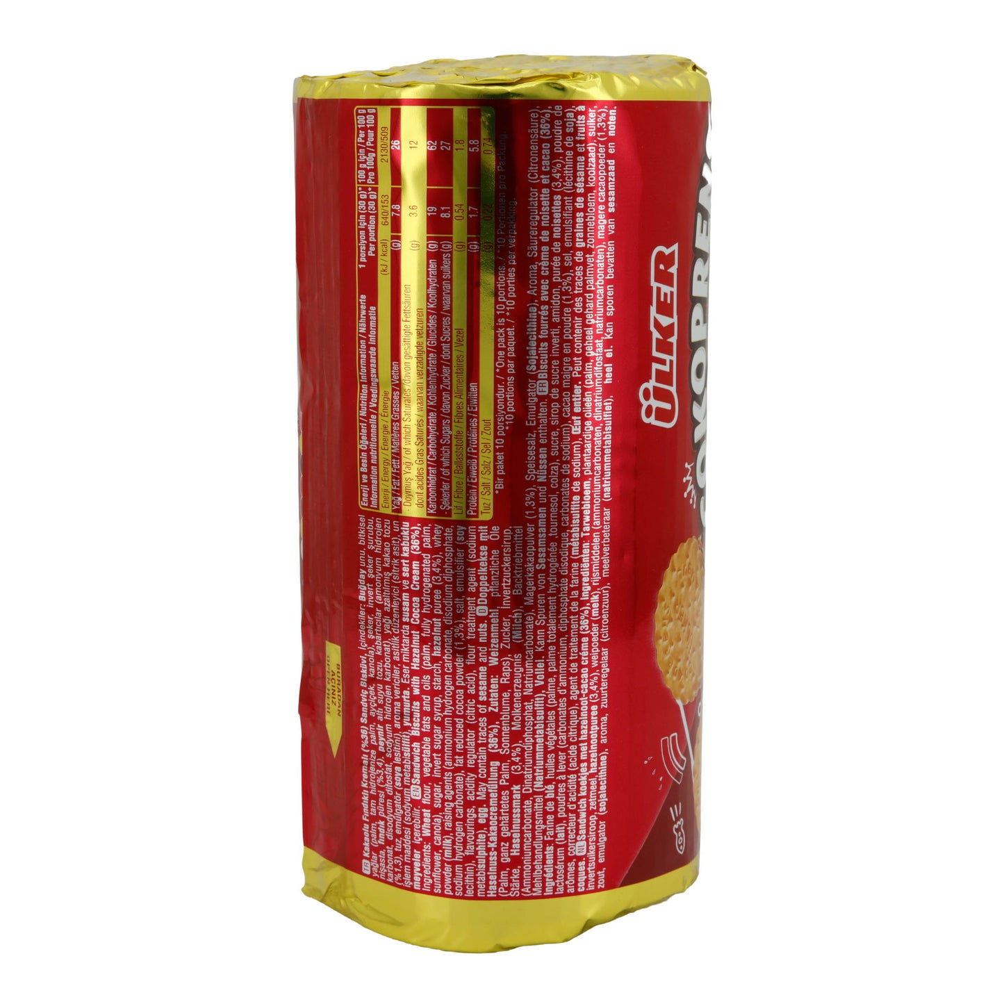 Sandwichkoekjes Ülker | Çokoprens | met cacaocrèmevulling | 300 g