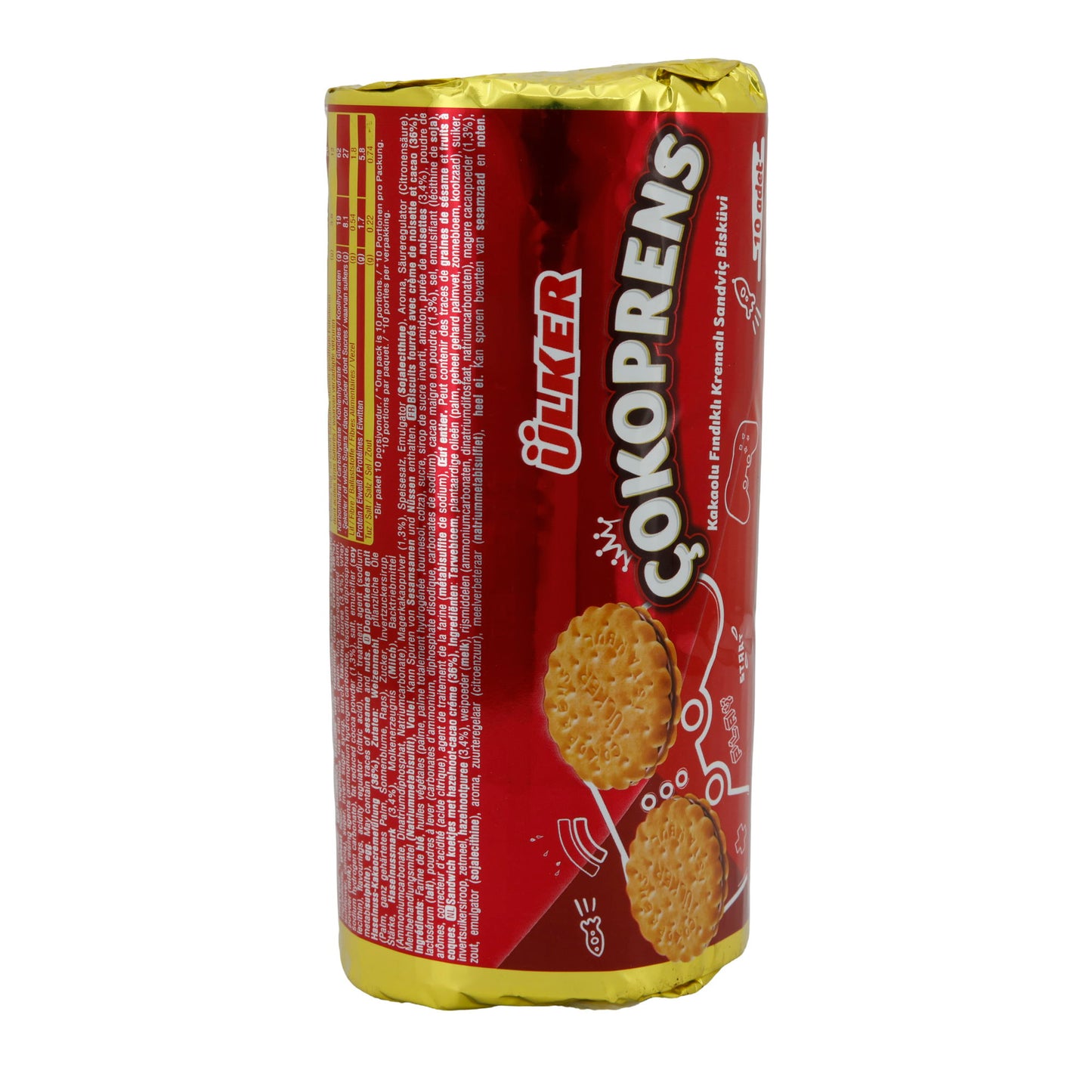 Biscotti sandwich Ülker | Çokoprens | con ripieno di crema al cacao | 300 g
