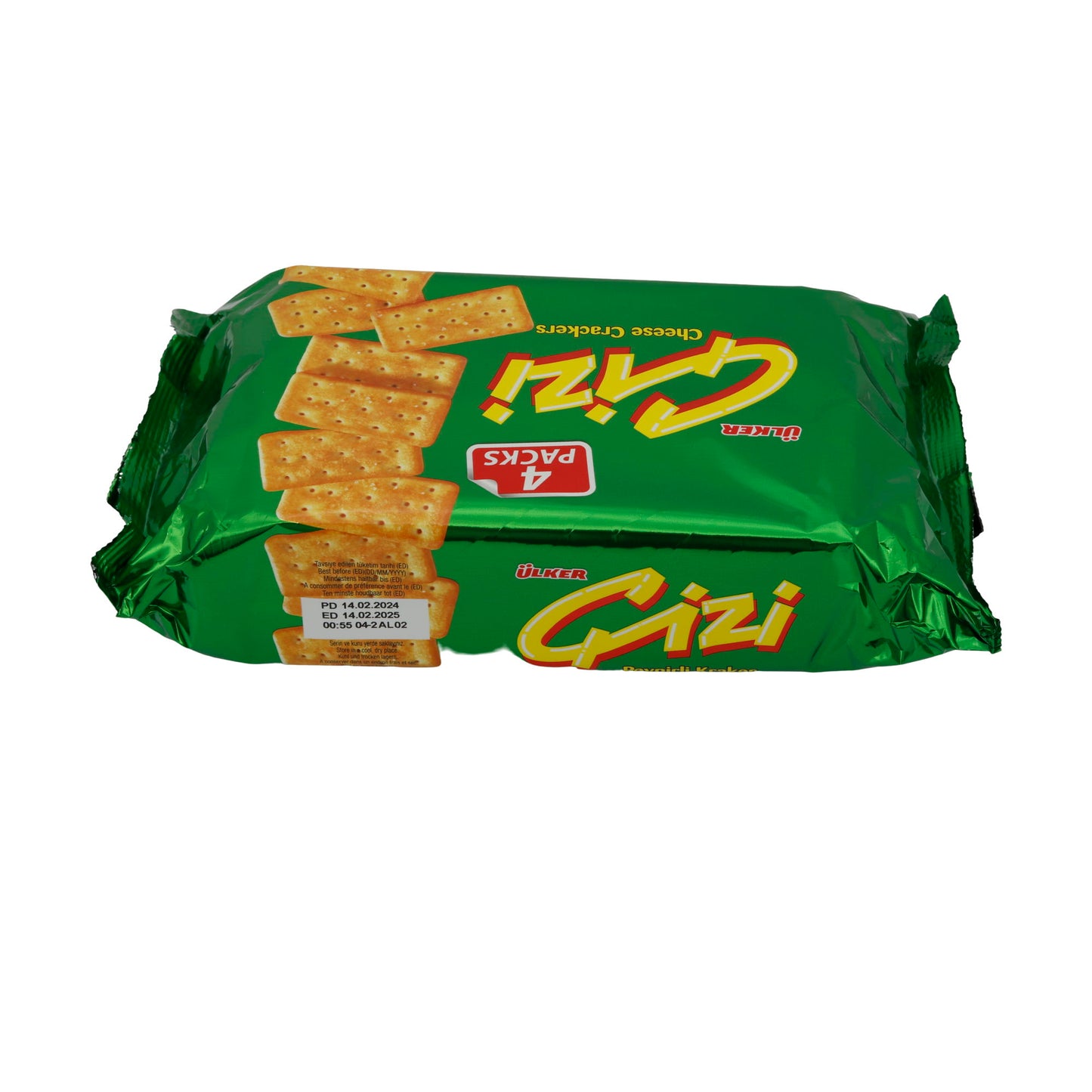 Käsecracker Ülker | Cizi Kaaskrackers | Knapperig, Kaassmaak | 280 g