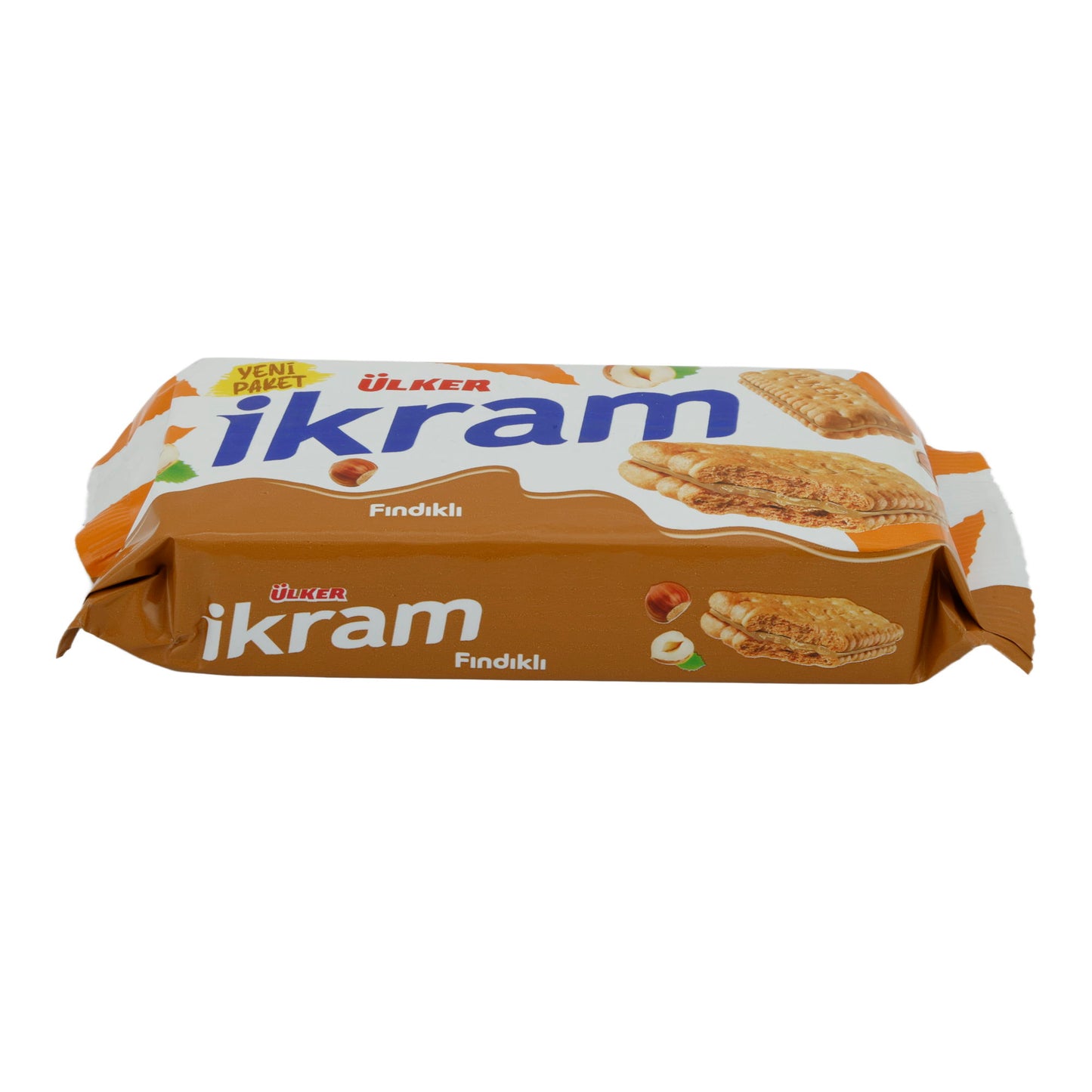 Kekse Ülker Ikram | Doppelkeks | mit Haselnusscreme | 84 g