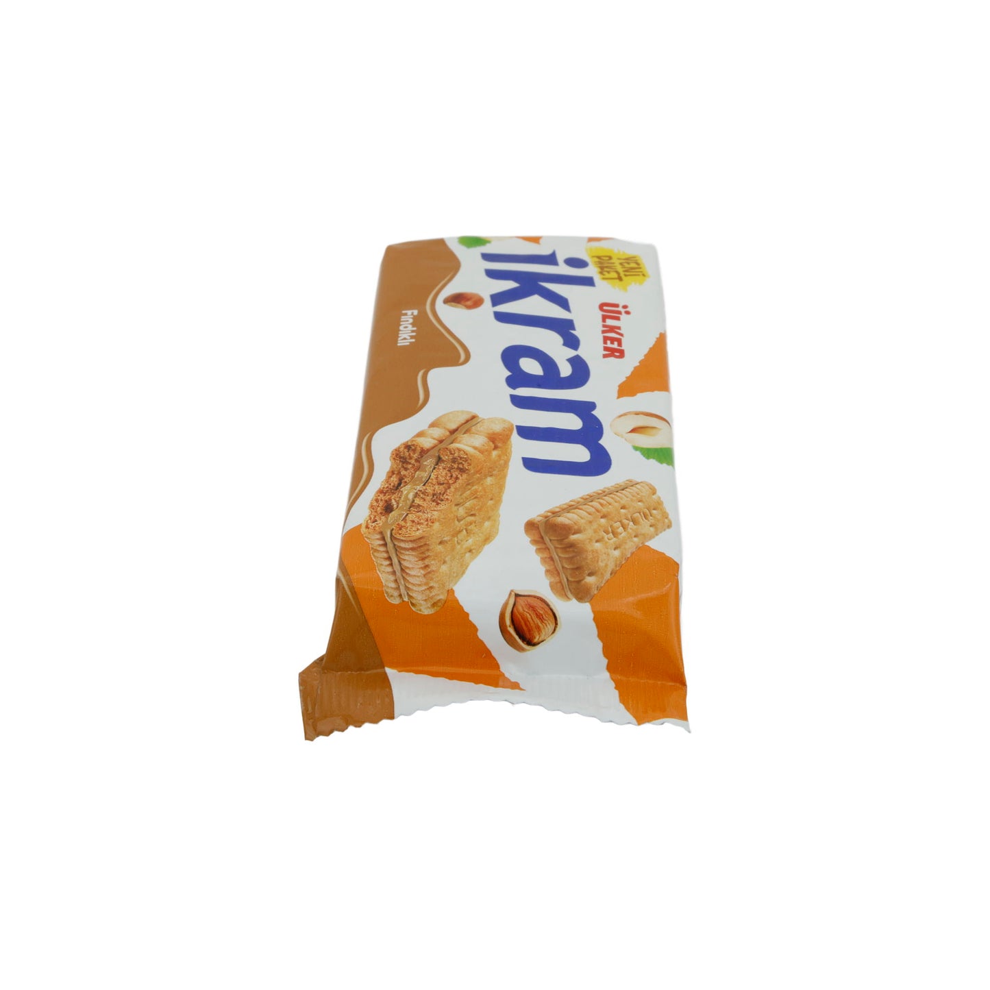 Kekse Ülker Ikram | Doppelkeks | mit Haselnusscreme | 84 g
