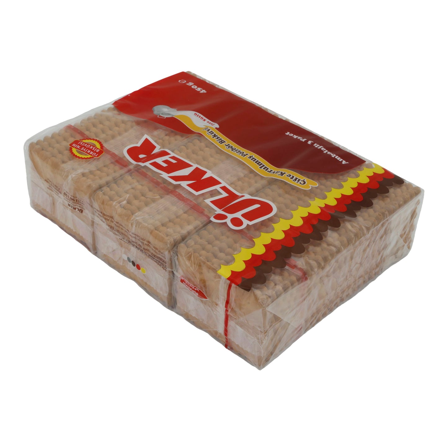 Kekse Ülker | Pötibör Bisküvi | Butterkekse mit Milch im 3er Pack | 450 g
