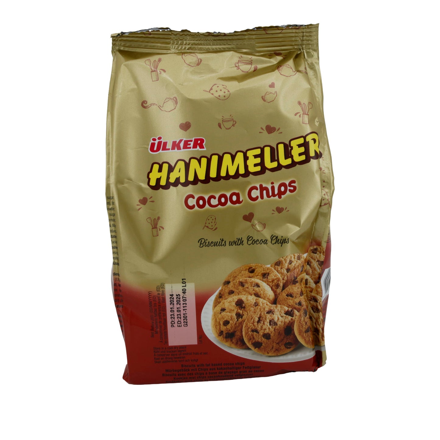 Kekse Ülker | Hanimeller Cocoa Chips | mit Schokostückchen | 180 g