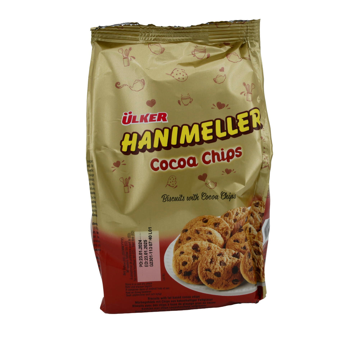 Kekse Ülker | Hanimeller Cocoa Chips | mit Schokostückchen | 180 g UELKER