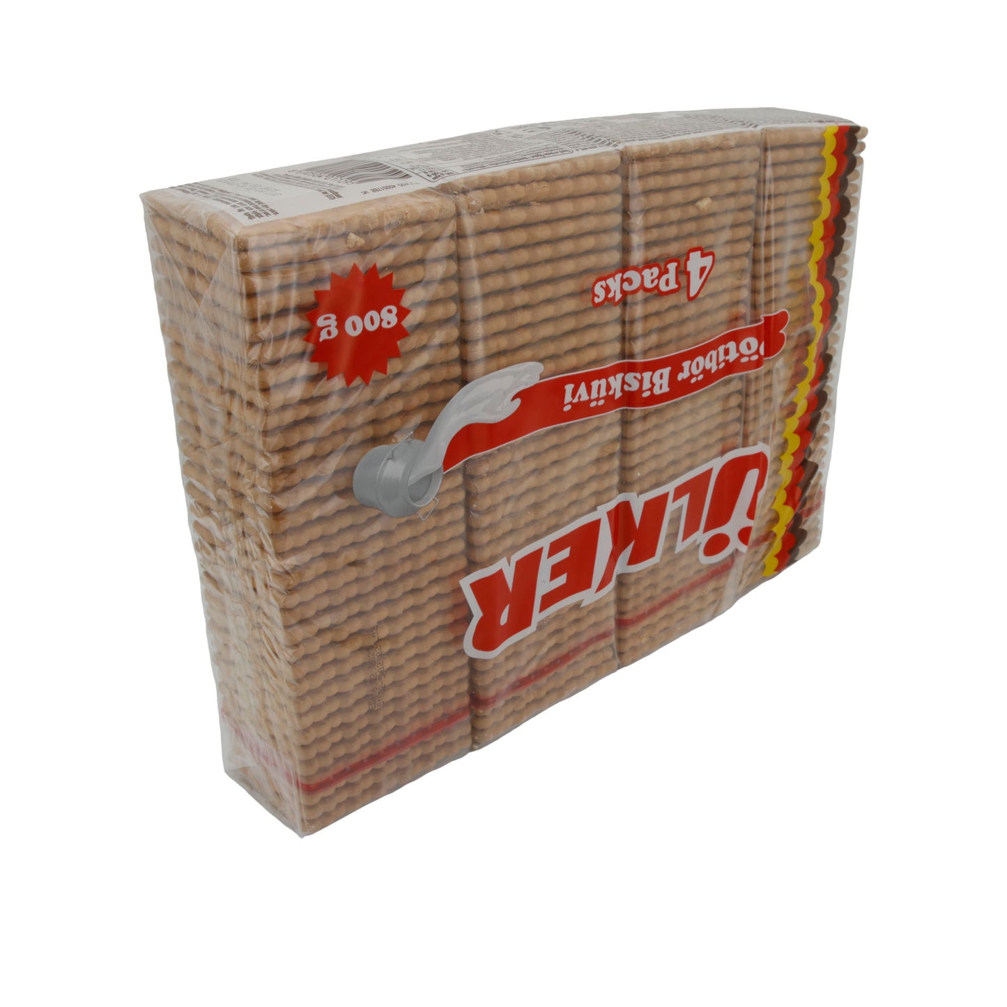 Kekse Ülker | Gebäck | Knusprige klassische Butterkekse im 4´er Pack | 800 g