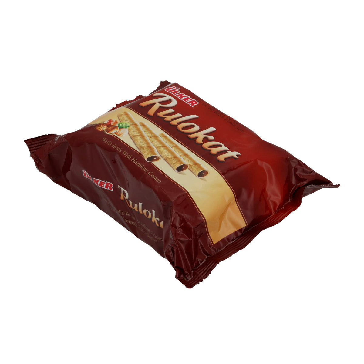 Waffelröllchen Ülker | Rulokat | Knusprig, Haselnusscreme | 150 g UELKER