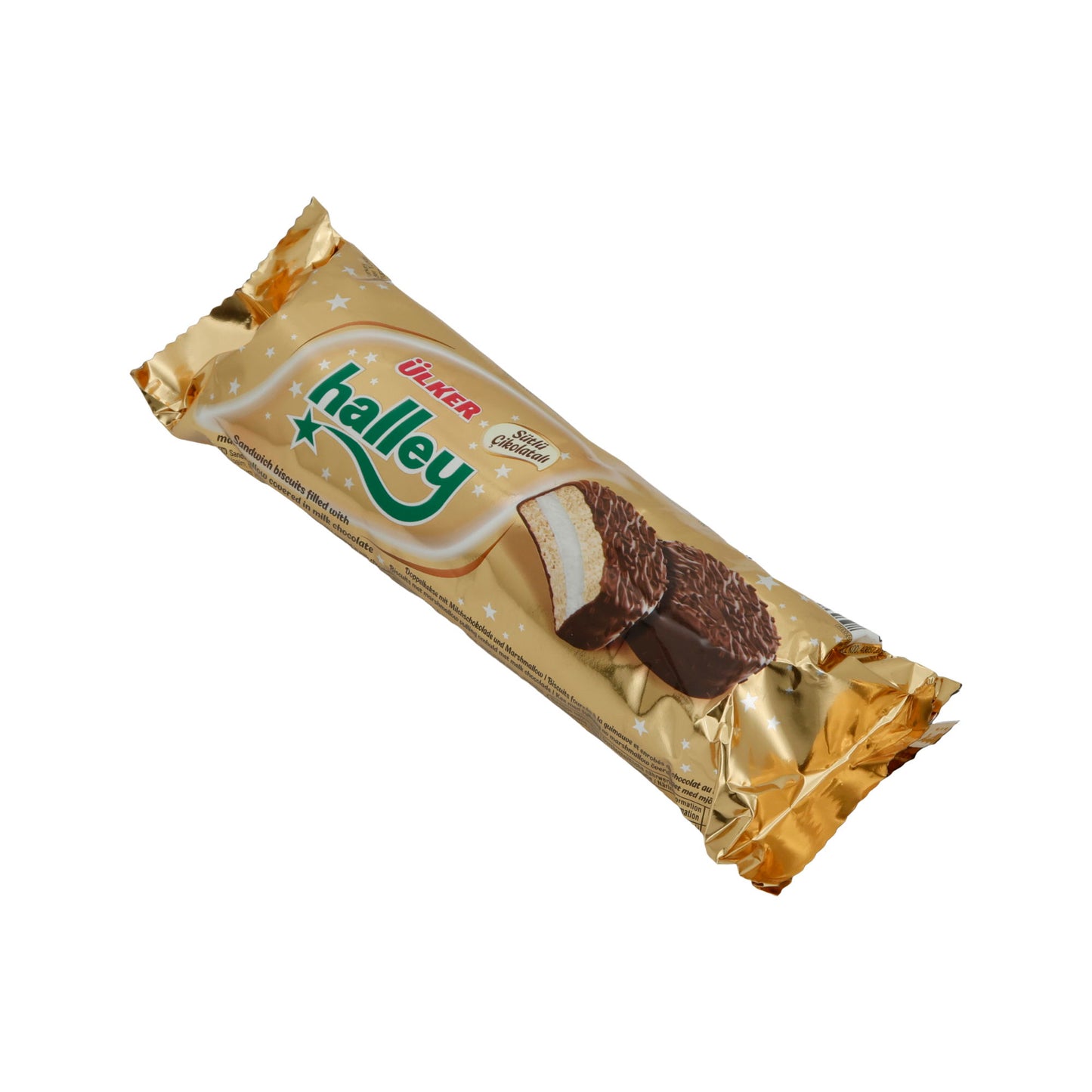 Kekse Ülker | Halley Mini | Mini Sandwichkekse mit Marshmallow und Schokolade | 77 g