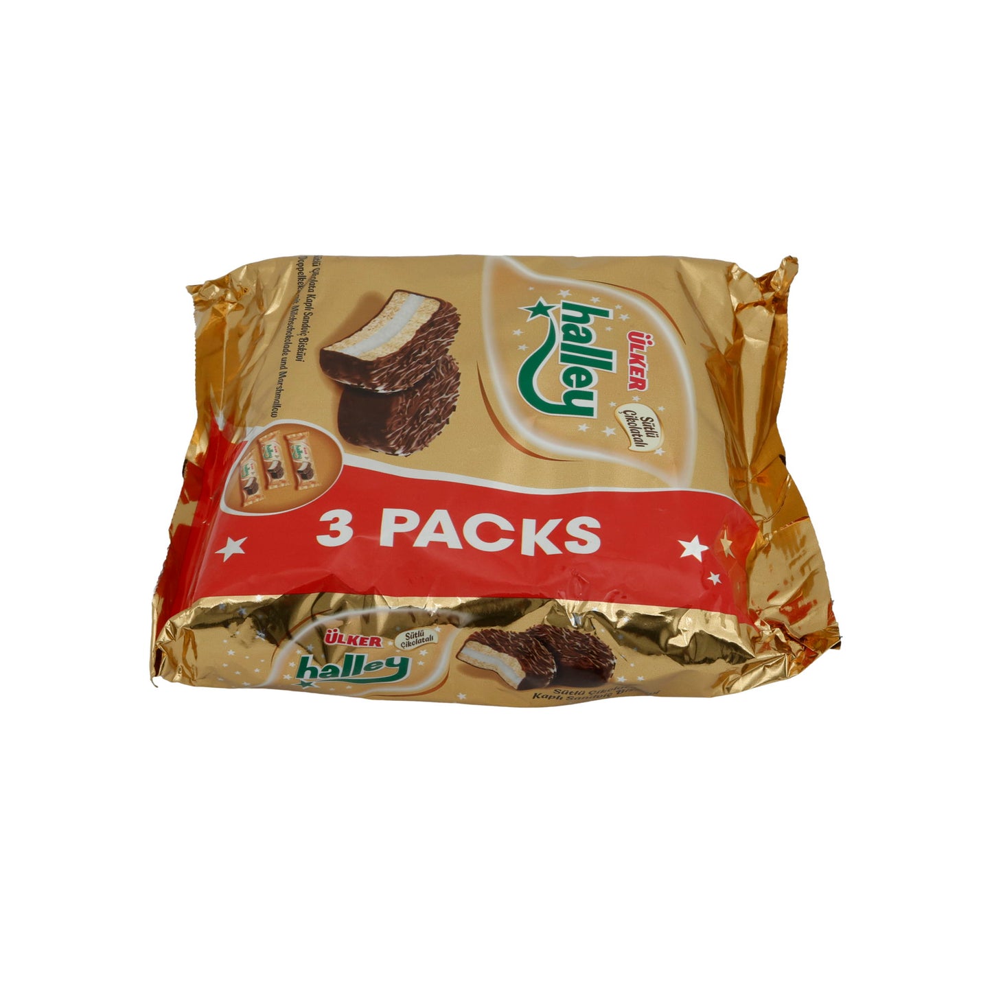 Sandwichkoekjes Ülker | Halley | Marshmallow & Melkchocolade | 231 g