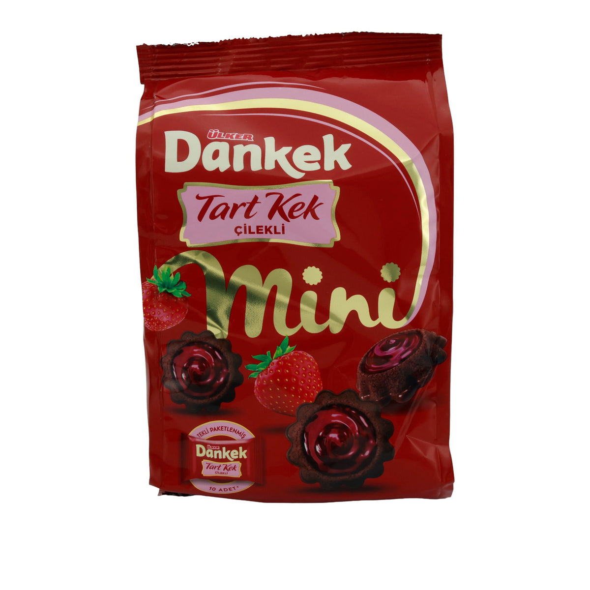 Mini Kuchen Ülker Tart Kek | Gebäck | Mit Erdbeerfüllung | 150 g UELKER