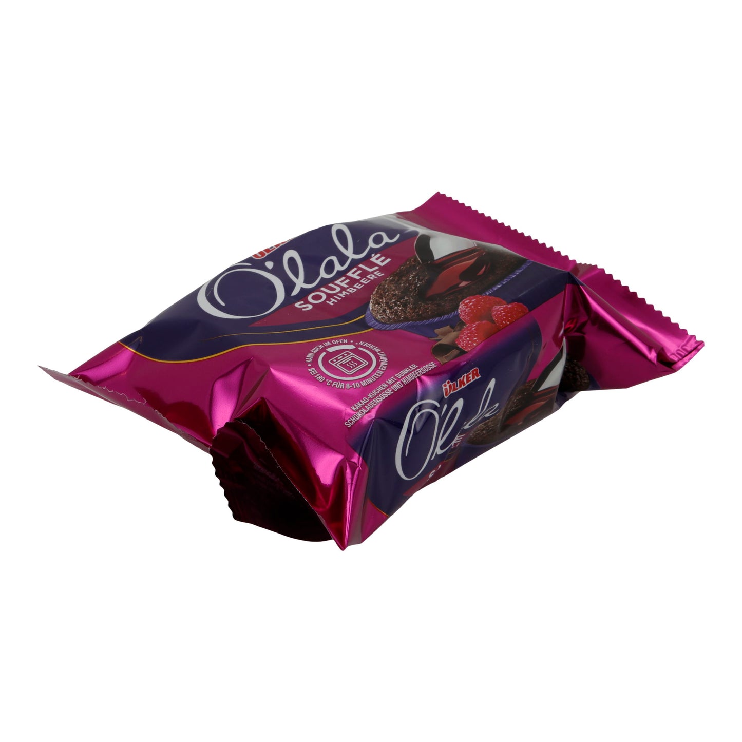 Schokotaart Ülker Olala | Frambozensoufflé | met frambozensaus | 70 g
