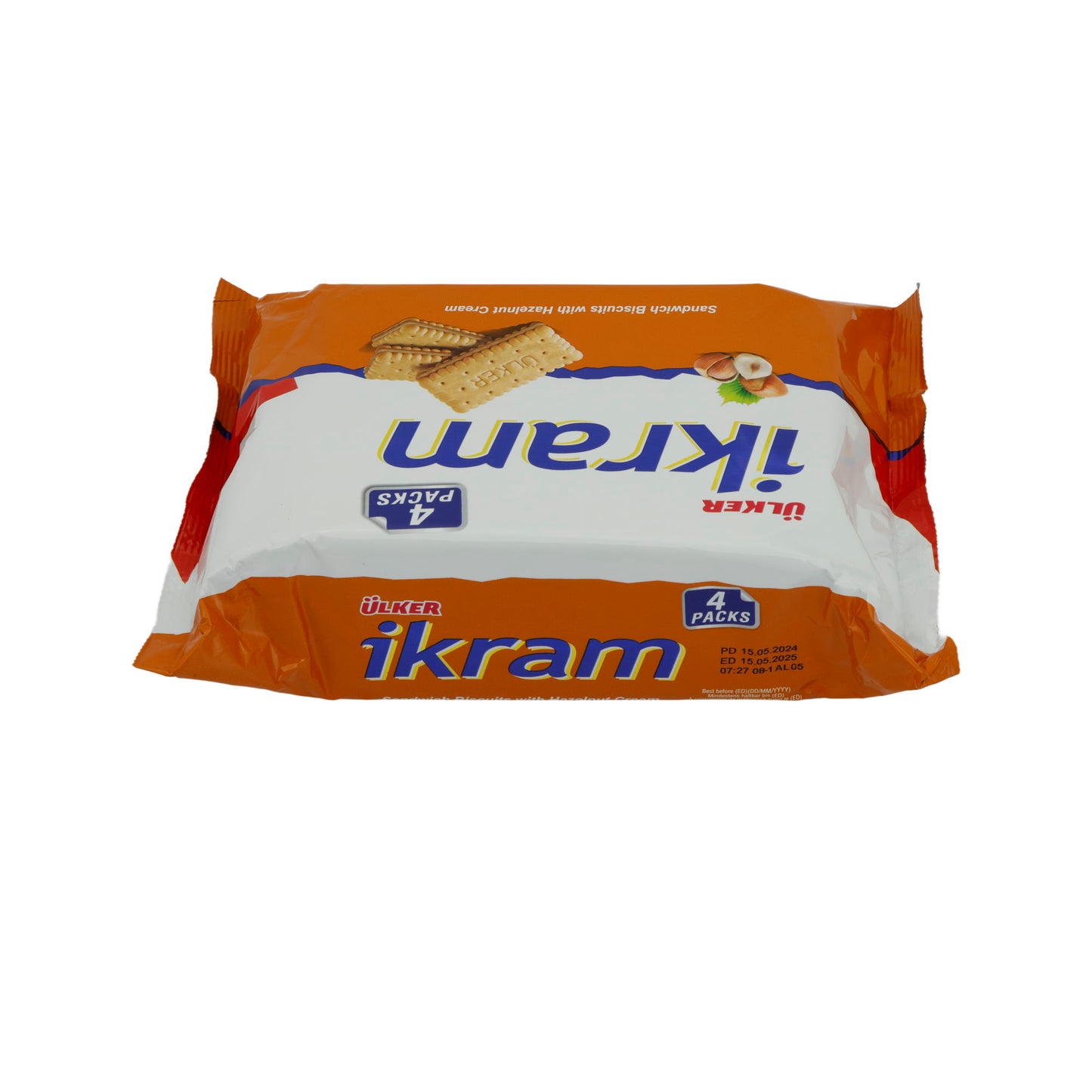 Biscotti doppi Ülker | İkram | Con crema di nocciole | 336g