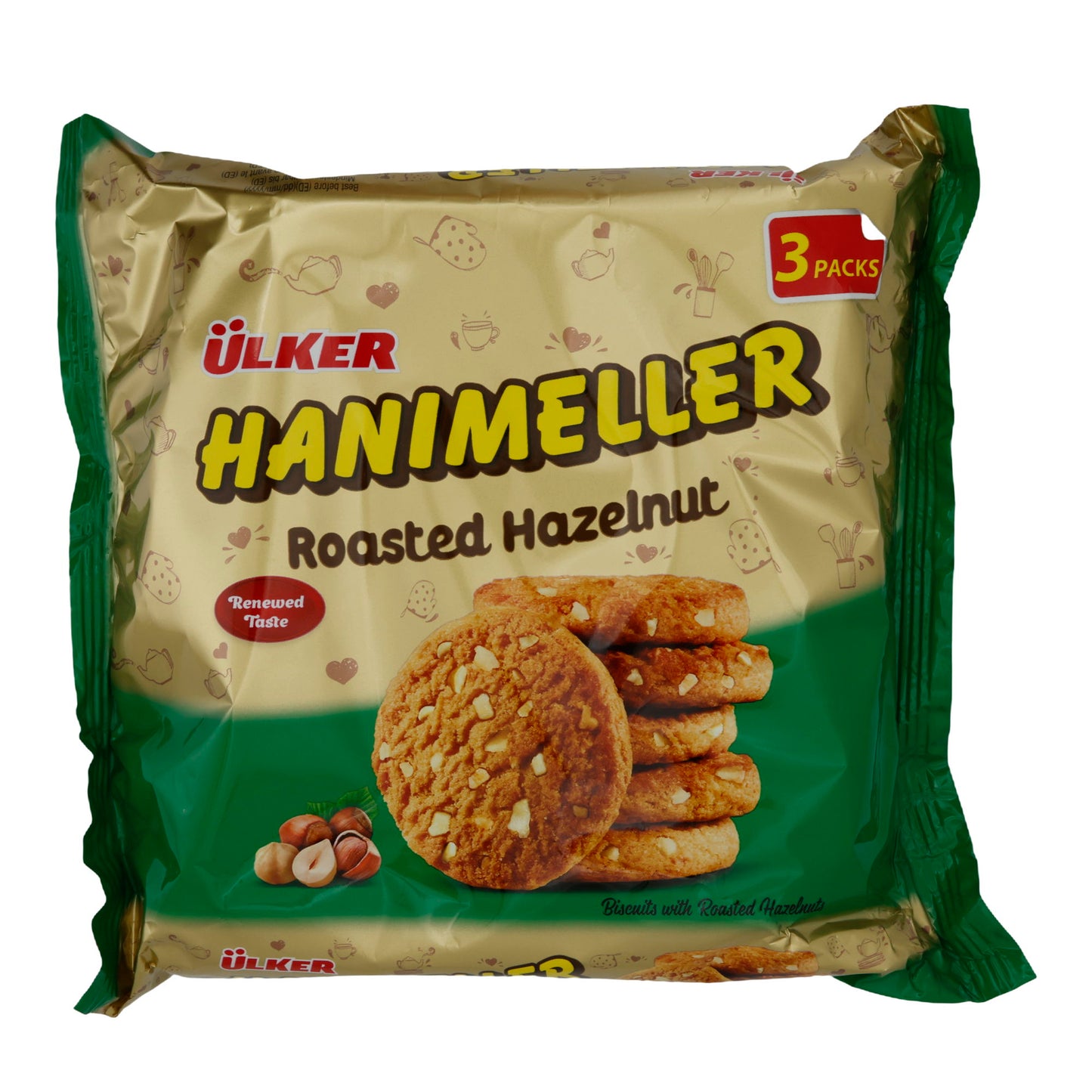 Kekse Ülker | Hanimeller Roasted Hazelnut | Mit gerösteten Haselnüssen | 246 g