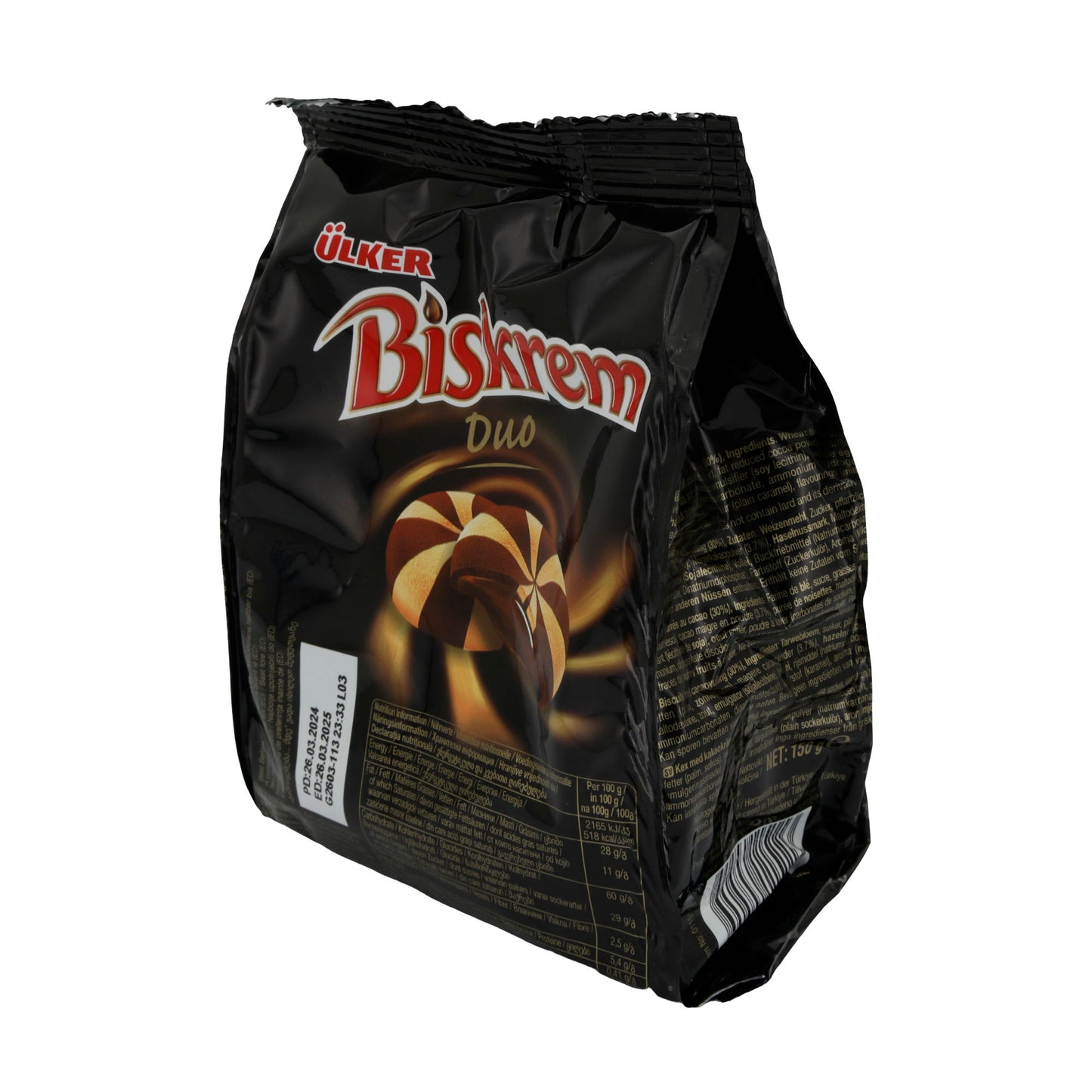 Kekse Ülker | Biskrem Duo | Met cacaovulling | 150 g