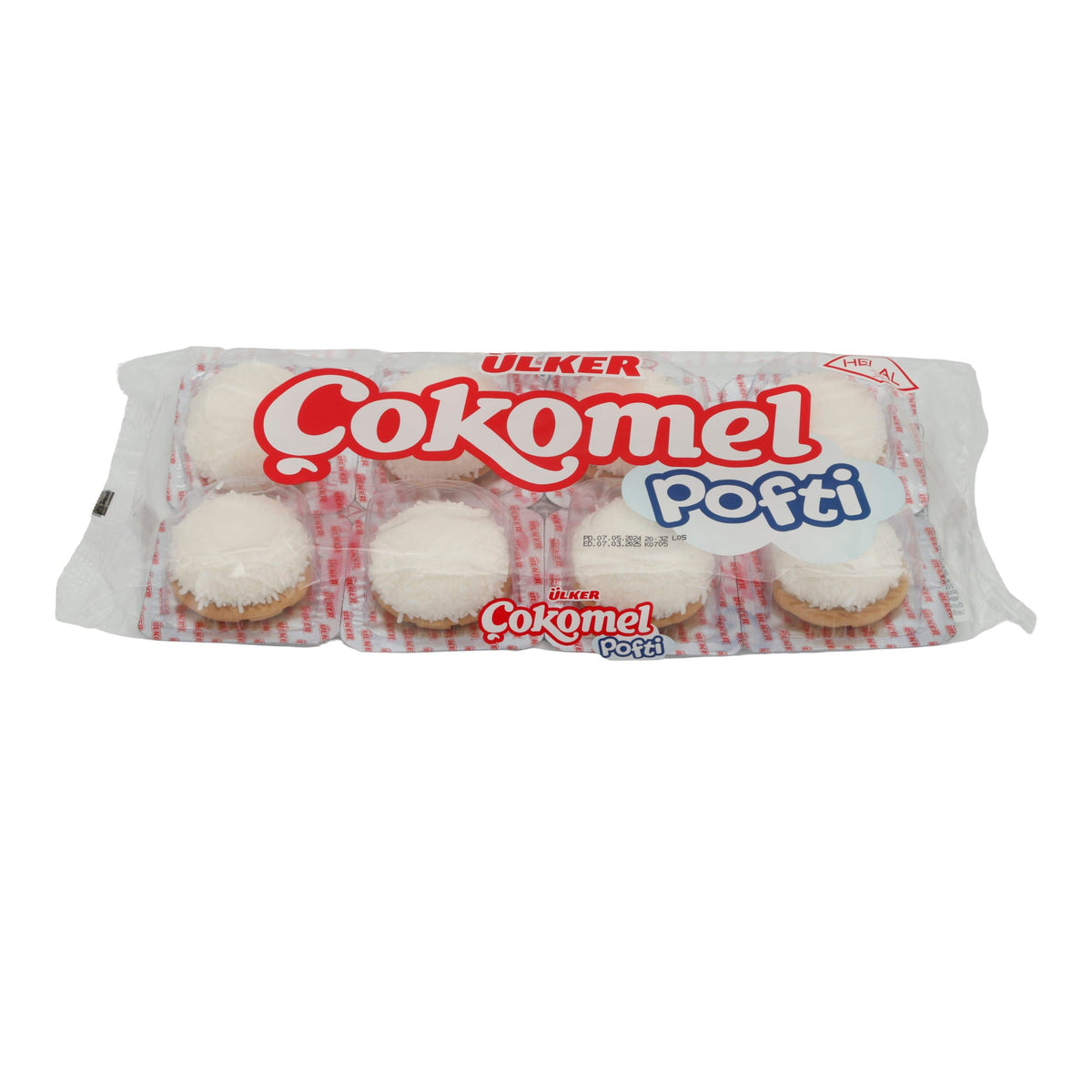 Marshmallow-Kekse Ülker | Cokomel Pofti | mit Kokosstreuseln | 144 g UELKER