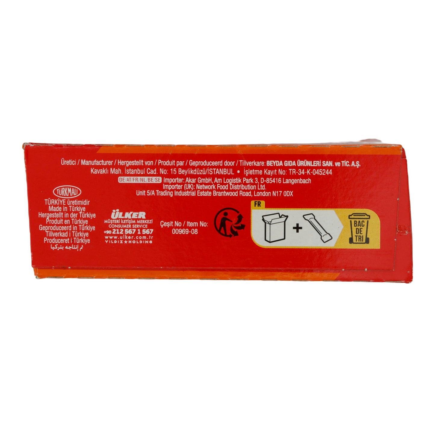 Instantkaffee Ülker | Café Crown 3 in 1 | Mit Milchpulver & Zucker, 10er Pack | 180 g