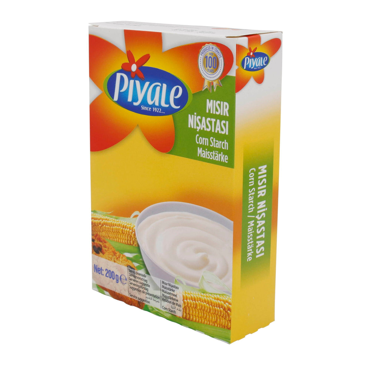 Stärke Piyale | Maisstärke | Hochwertige Stärke für vielseitige Anwendungen | 200 g PIYALE
