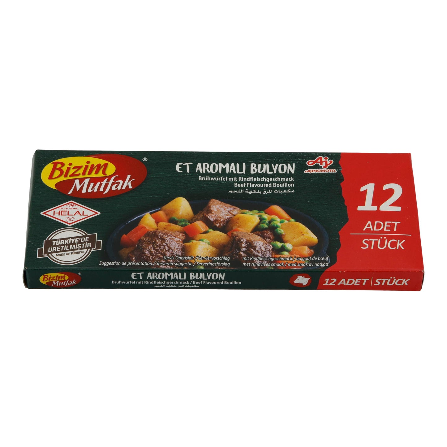 Bouillonblokjes Bizim Mutfak | Rundvleesbouillon | Rundvleesaroma | 120 g