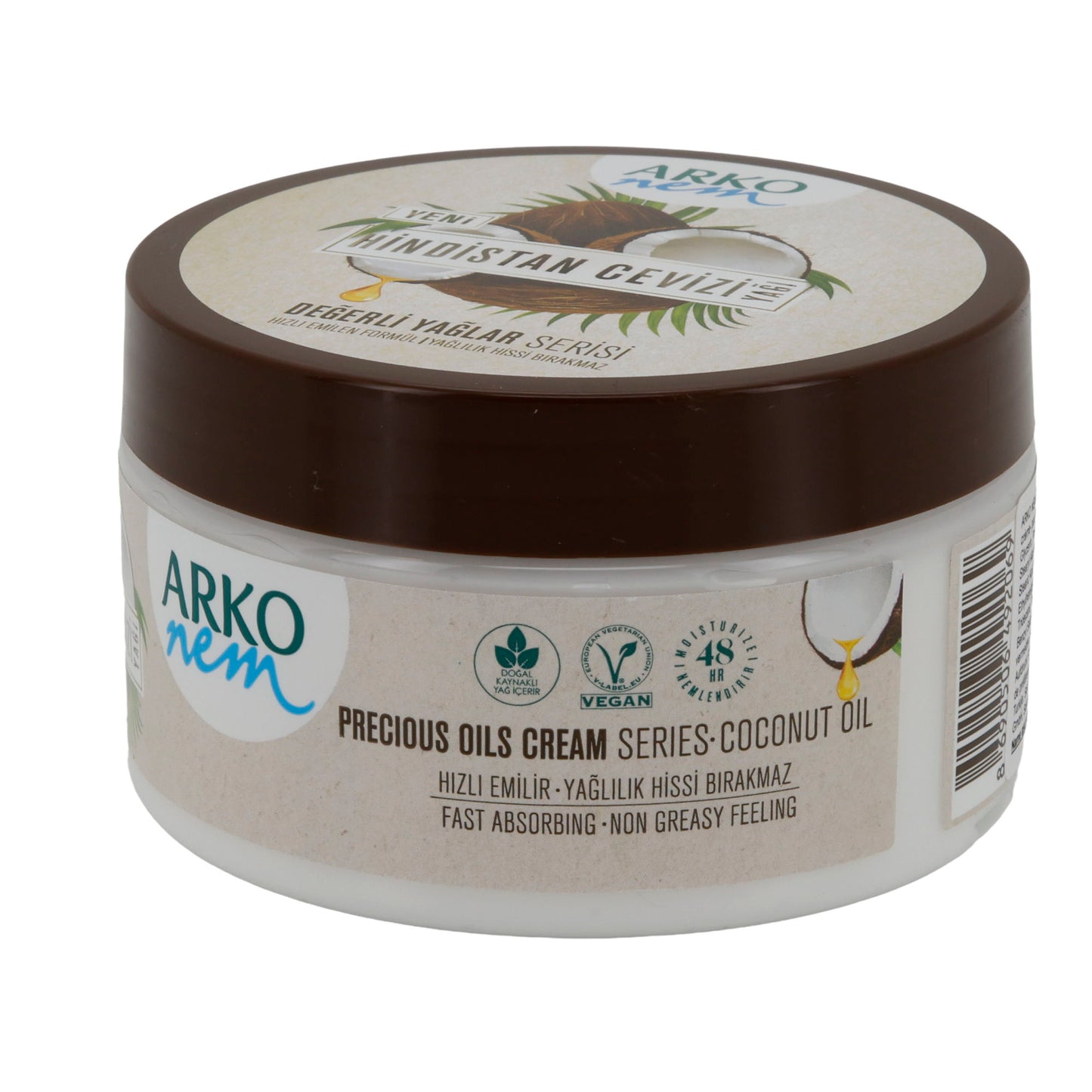 Crème pour les mains et le corps Arko Nem | Huile de coco | 250 ml