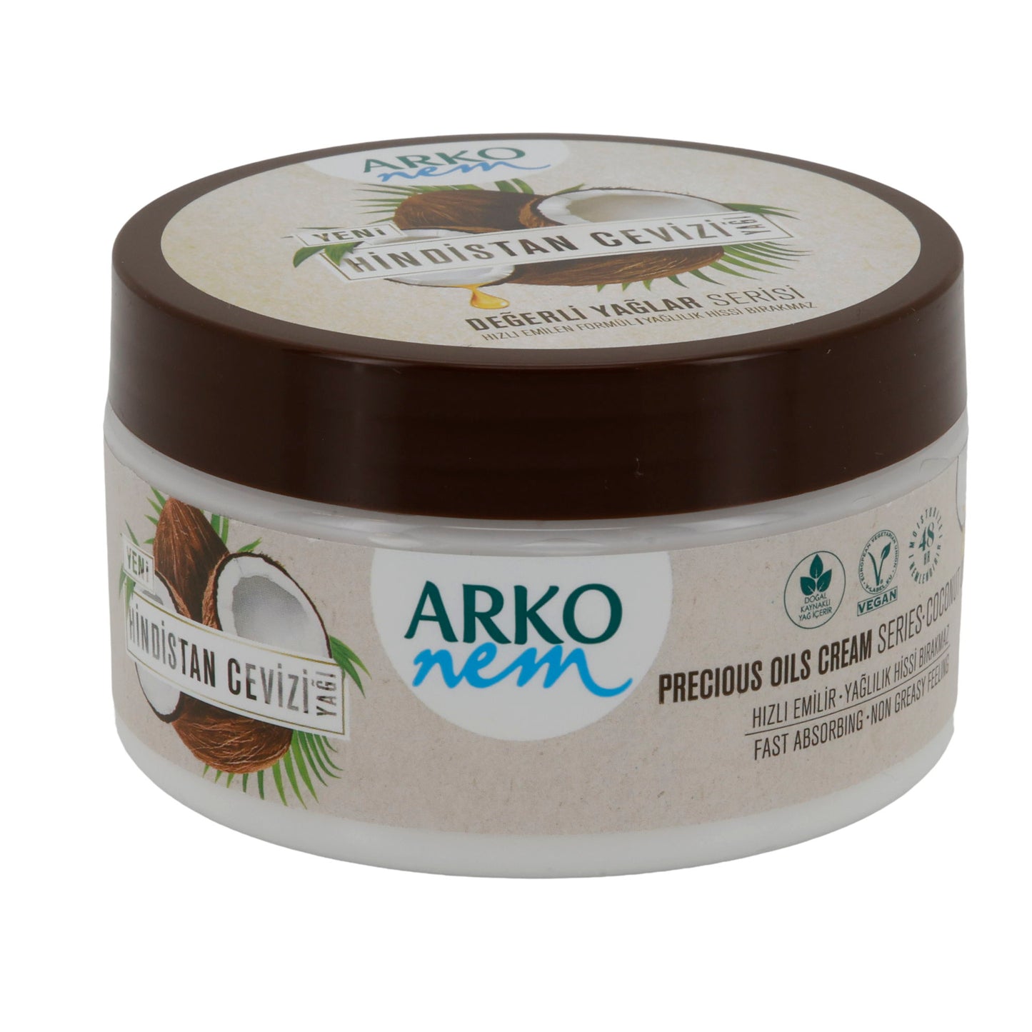 Crème pour les mains et le corps Arko Nem | Huile de coco | 250 ml