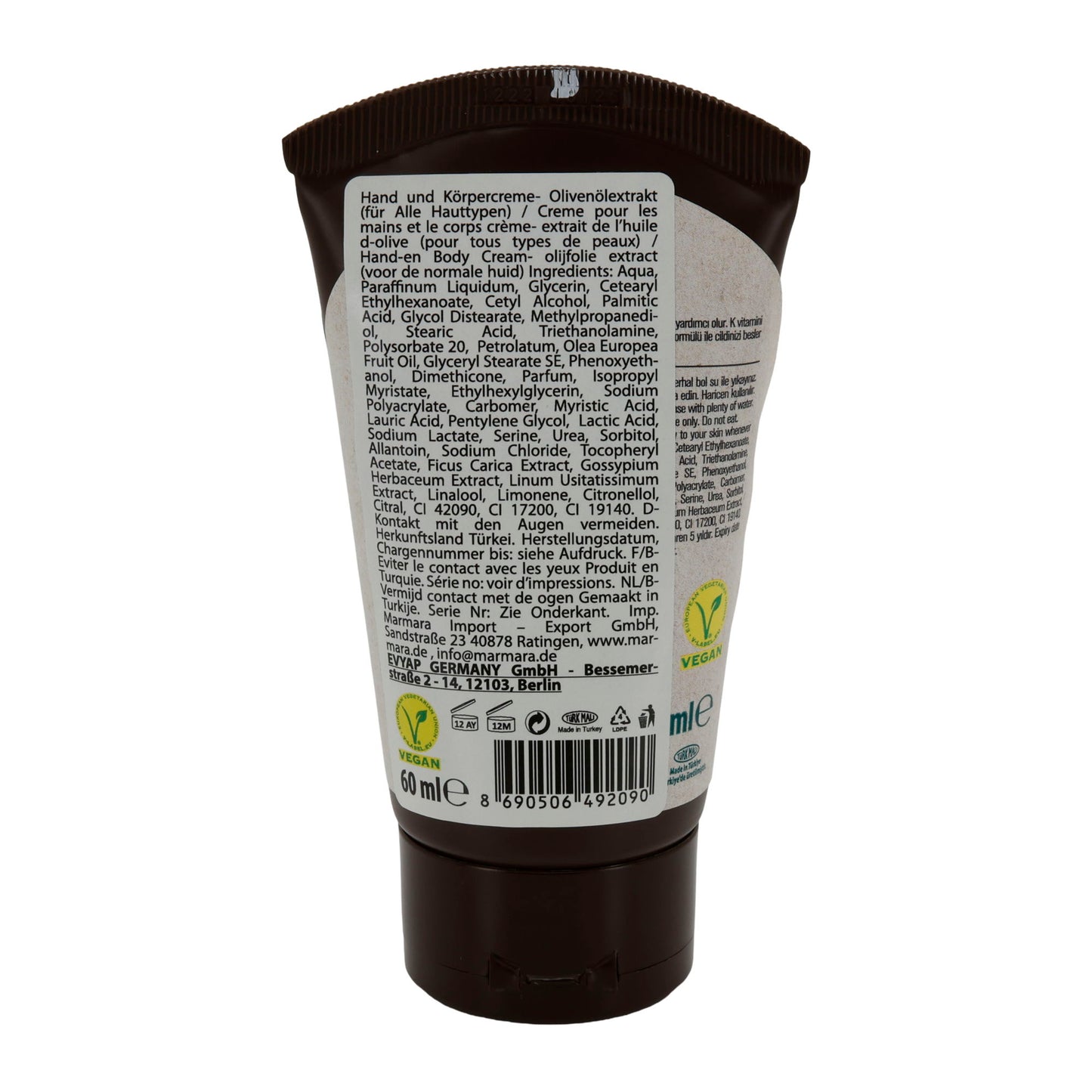 Crema per la cura ARKO Nem Zeytinyağı | Crema per la cura | Con olio d'oliva | 60 ml